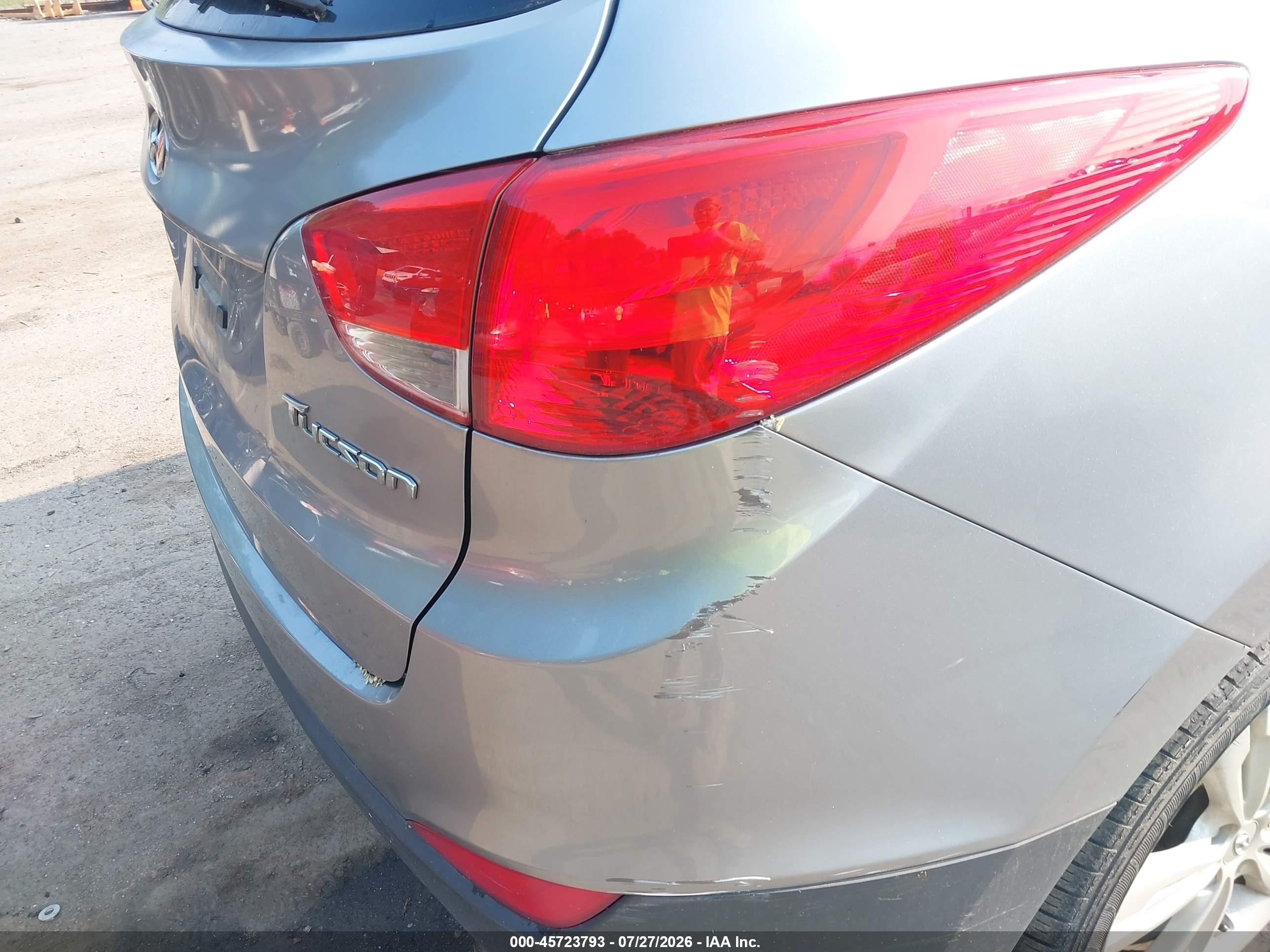 2011 Hyundai Tucson Gls Silver vin: KM8JU3AC6BU277715