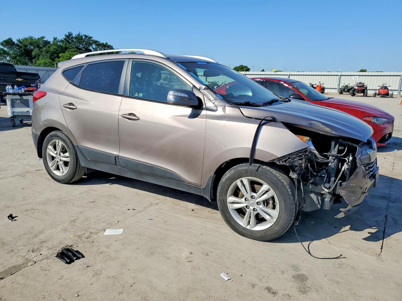 2012 Hyundai Tucson Gls Tan vin: KM8JU3AC6CU338062