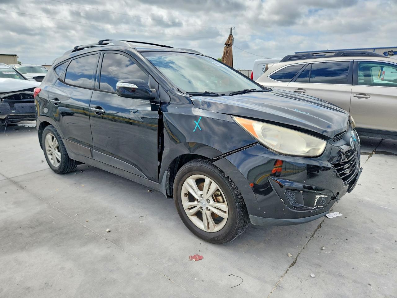 2012 Hyundai Tucson Gls Black vin: KM8JU3AC6CU360739