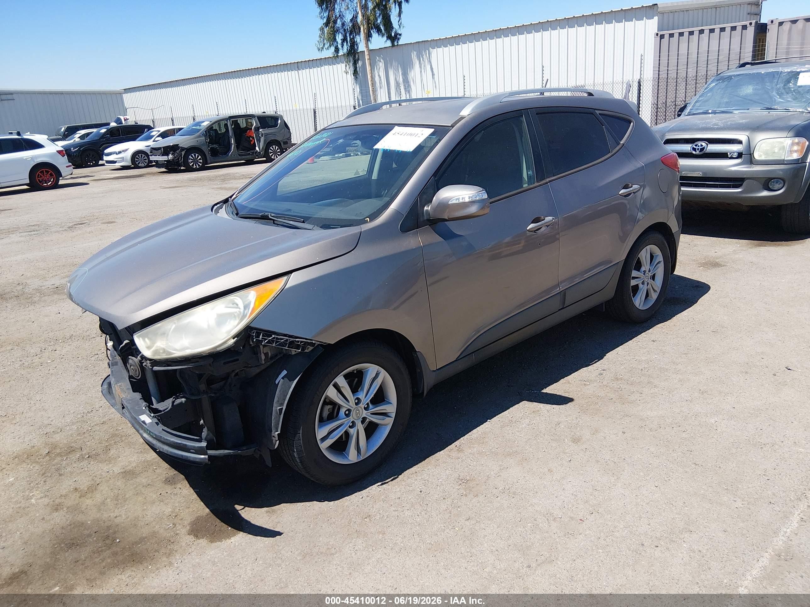 2012 Hyundai Tucson Gls Brown vin: KM8JU3AC6CU364371