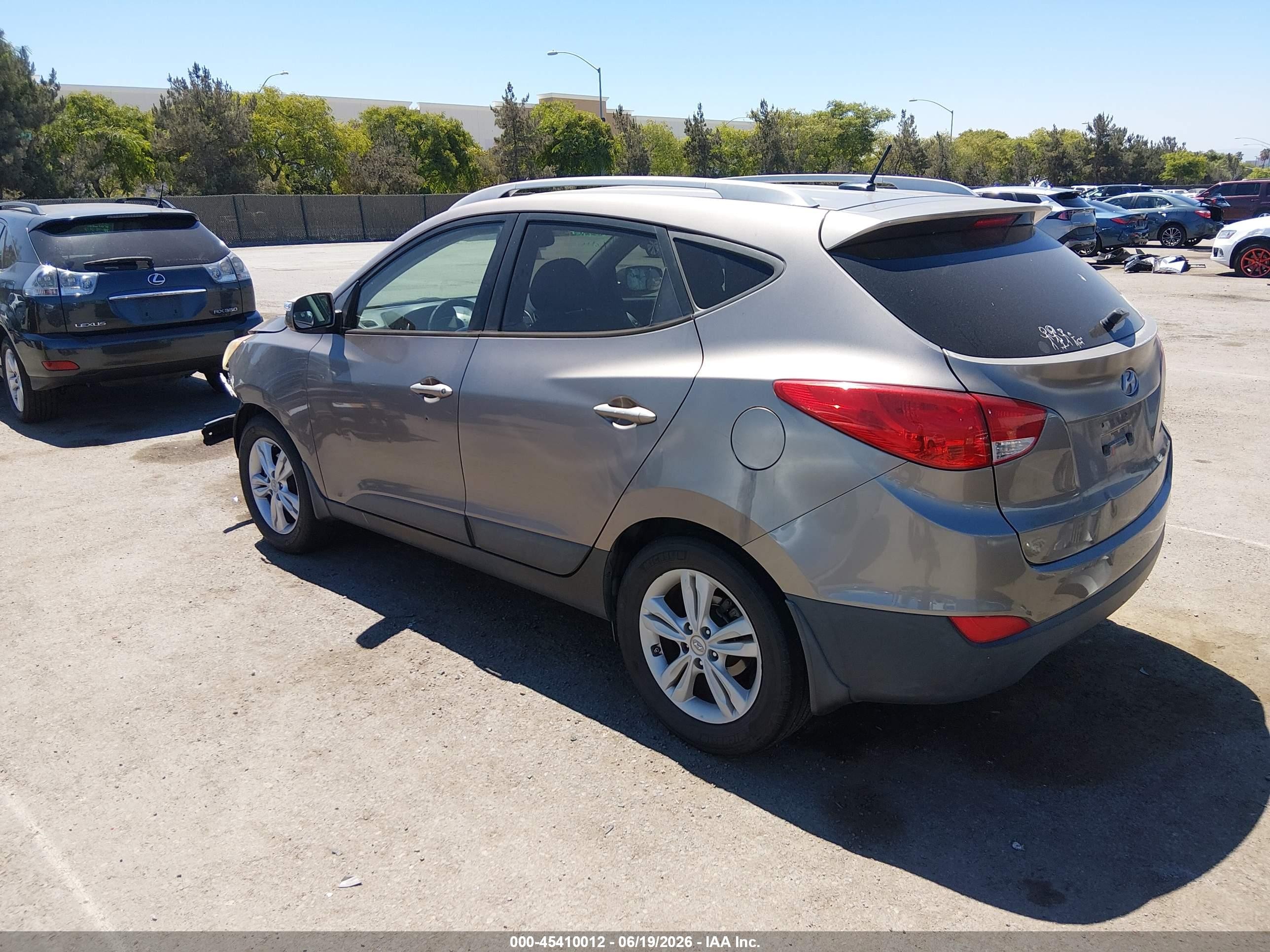 2012 Hyundai Tucson Gls Brown vin: KM8JU3AC6CU364371
