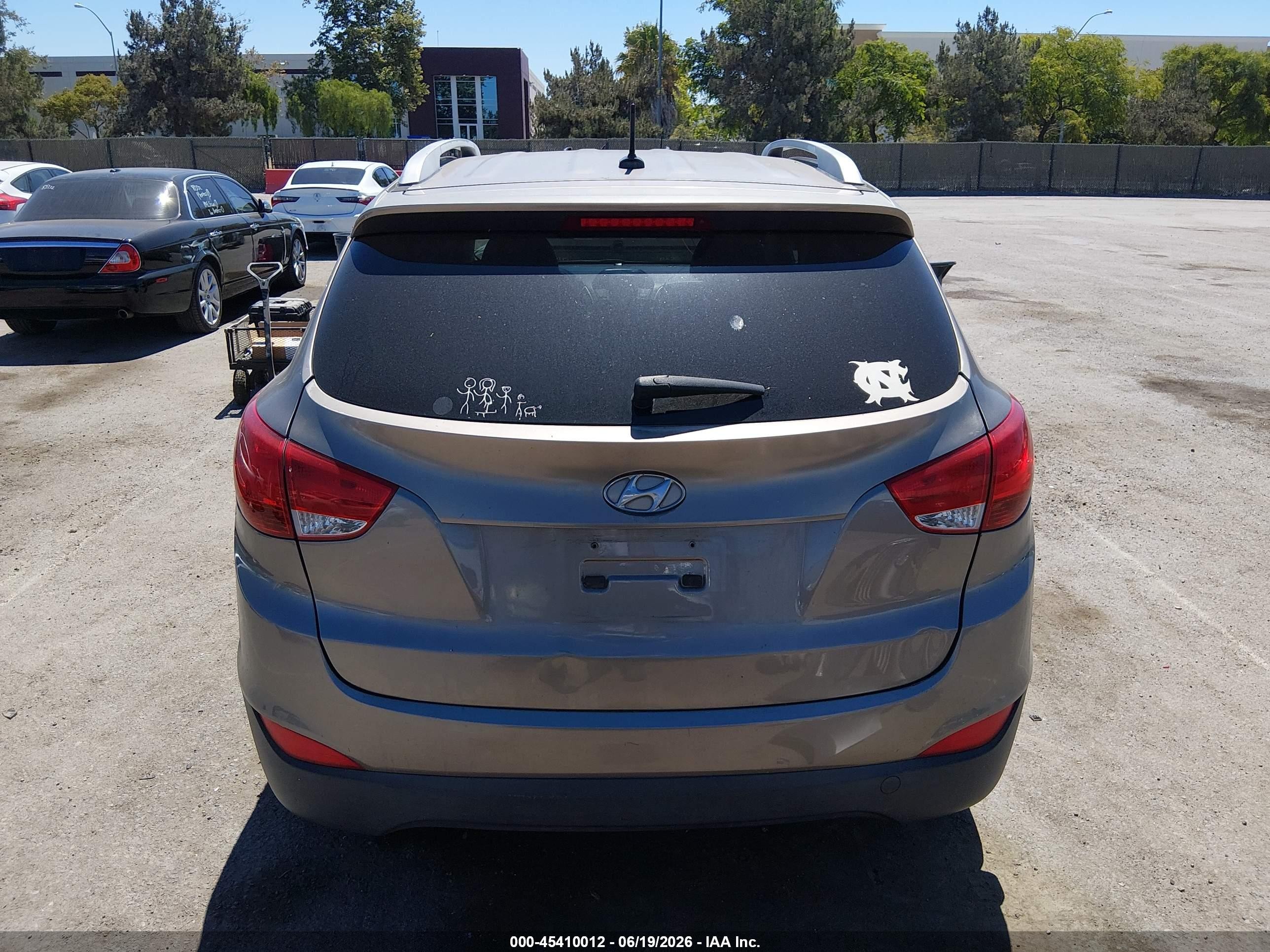 2012 Hyundai Tucson Gls Brown vin: KM8JU3AC6CU364371