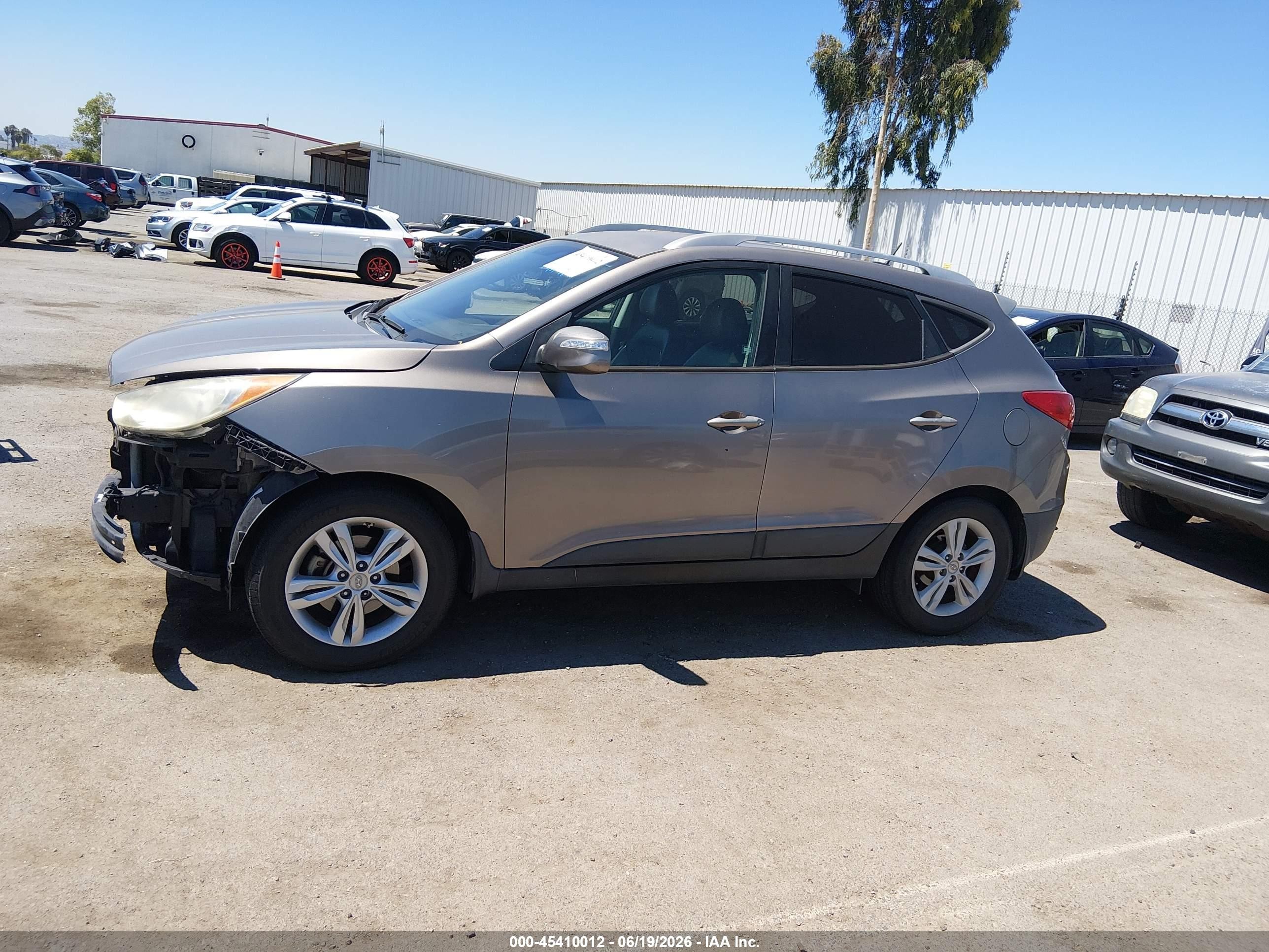 2012 Hyundai Tucson Gls Brown vin: KM8JU3AC6CU364371