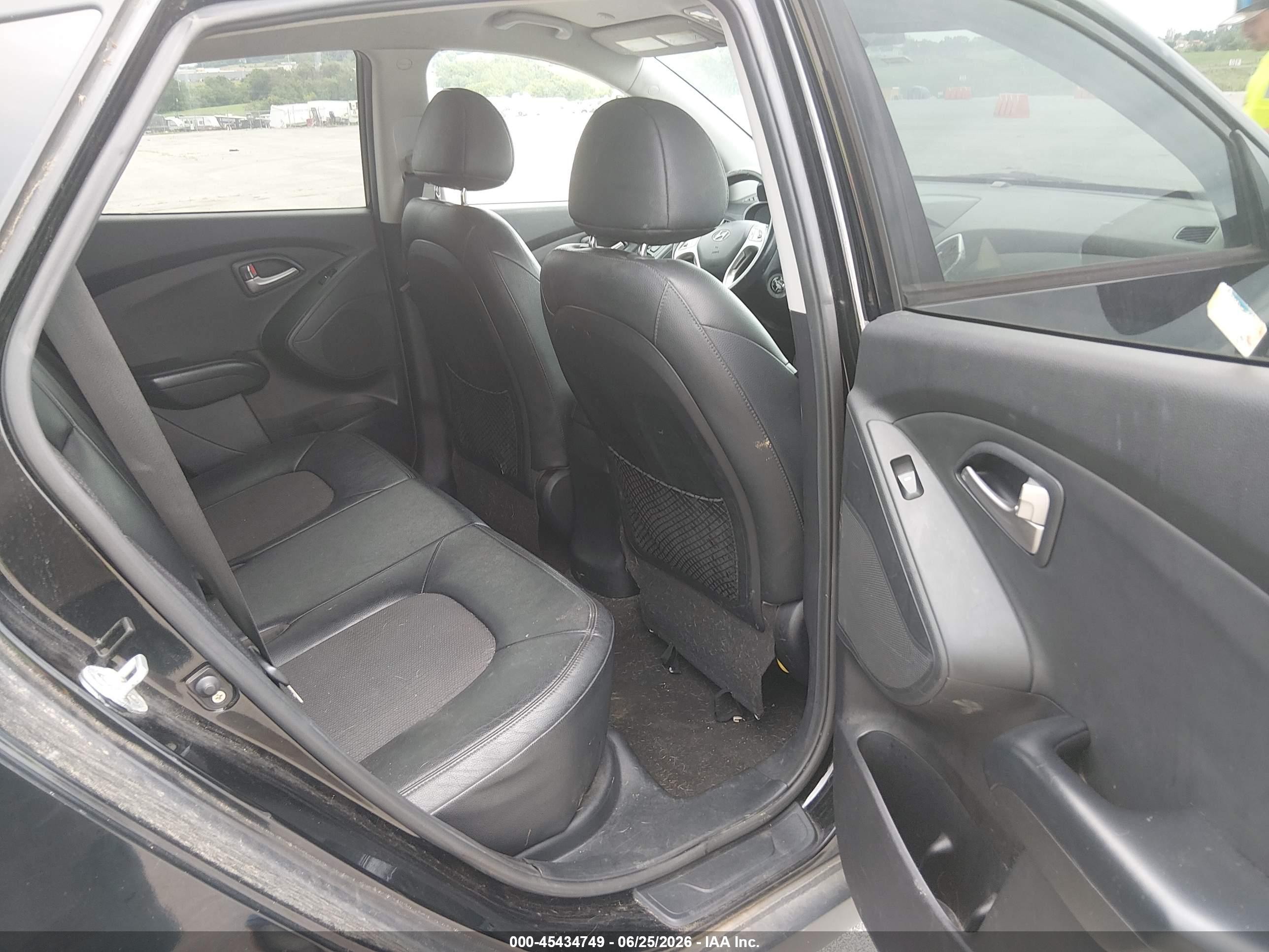 2012 Hyundai Tucson Gls Black vin: KM8JU3AC6CU377914