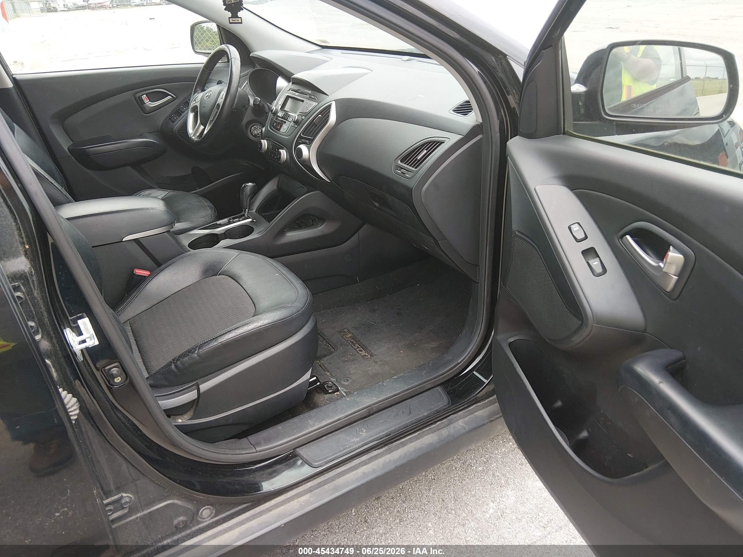2012 Hyundai Tucson Gls Black vin: KM8JU3AC6CU377914