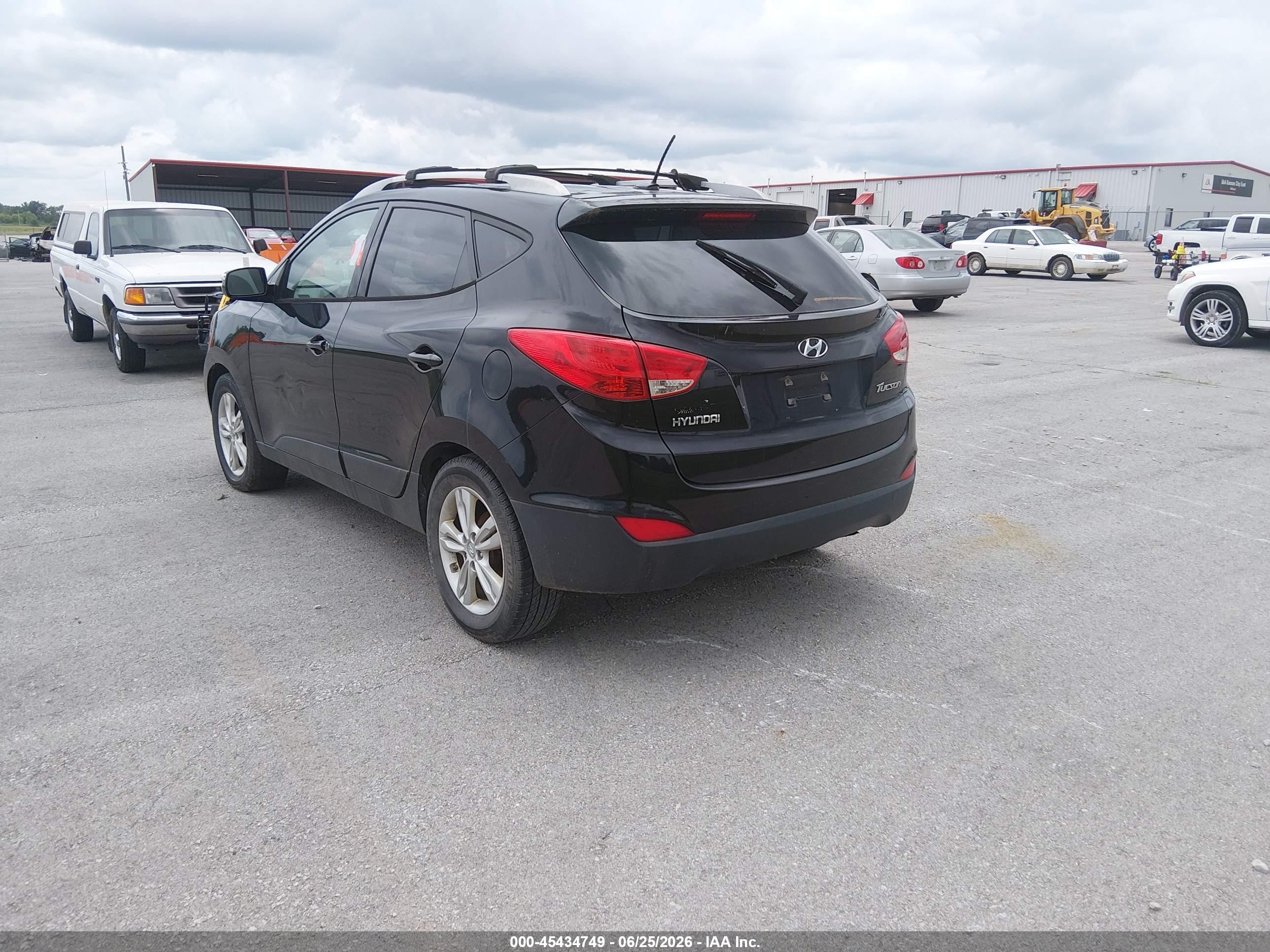 2012 Hyundai Tucson Gls Black vin: KM8JU3AC6CU377914
