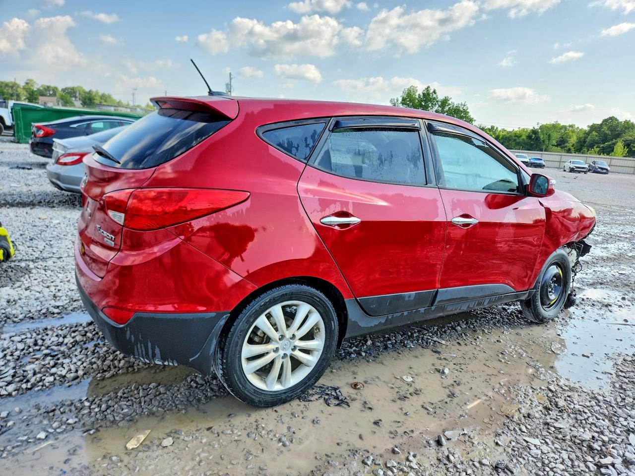 2012 Hyundai Tucson Limited Red vin: KM8JU3AC6CU385687