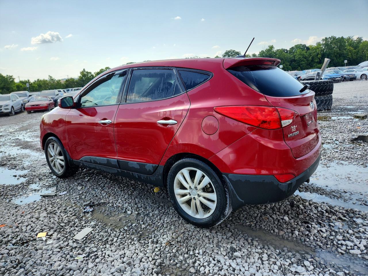 2012 Hyundai Tucson Limited Red vin: KM8JU3AC6CU385687