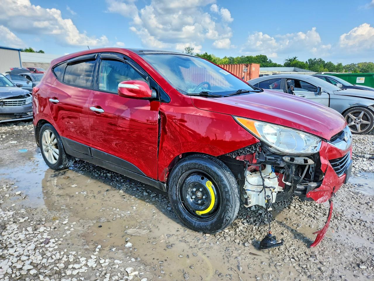2012 Hyundai Tucson Limited Red vin: KM8JU3AC6CU385687