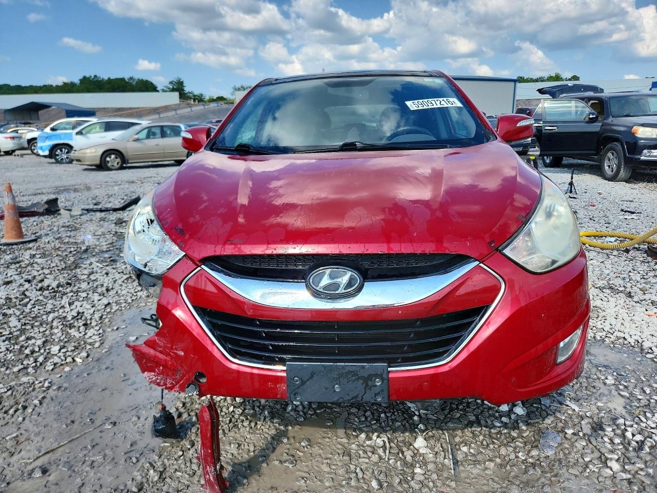 2012 Hyundai Tucson Limited Red vin: KM8JU3AC6CU385687
