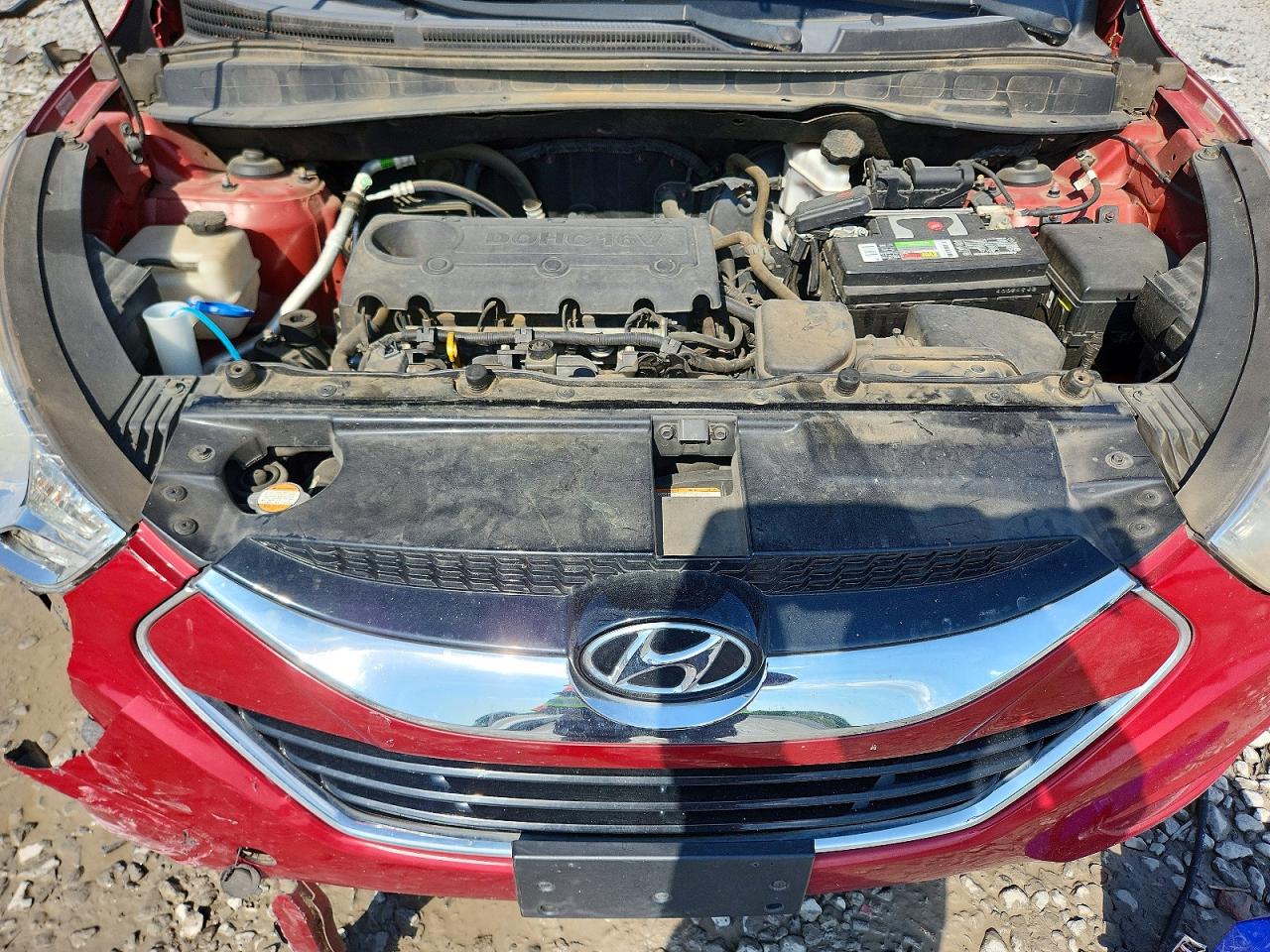2012 Hyundai Tucson Limited Red vin: KM8JU3AC6CU385687