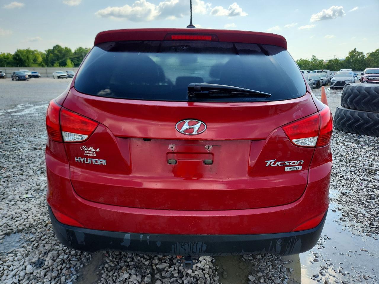 2012 Hyundai Tucson Limited Red vin: KM8JU3AC6CU385687