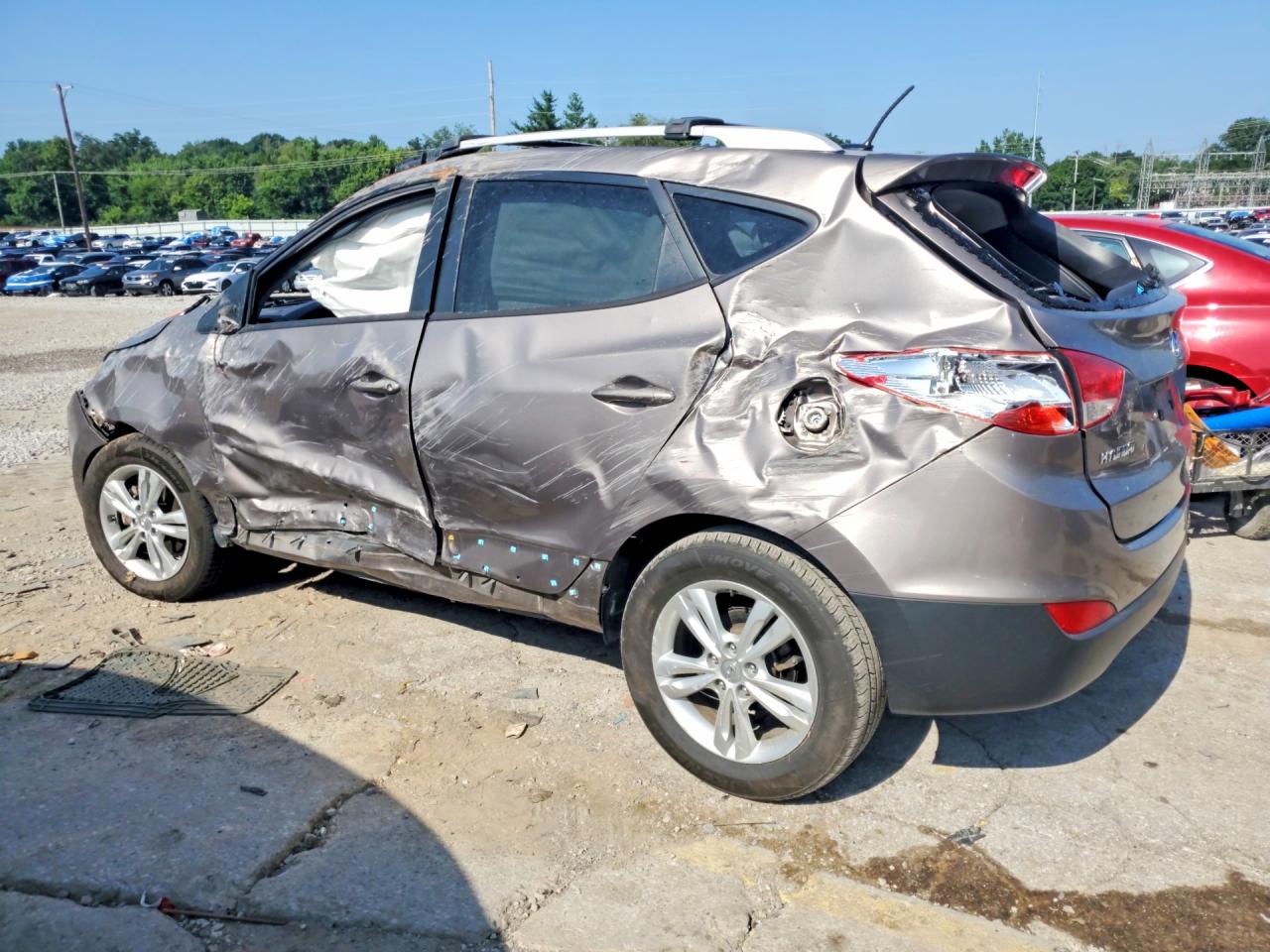 2012 Hyundai Tucson Gls Серый vin: KM8JU3AC6CU403699