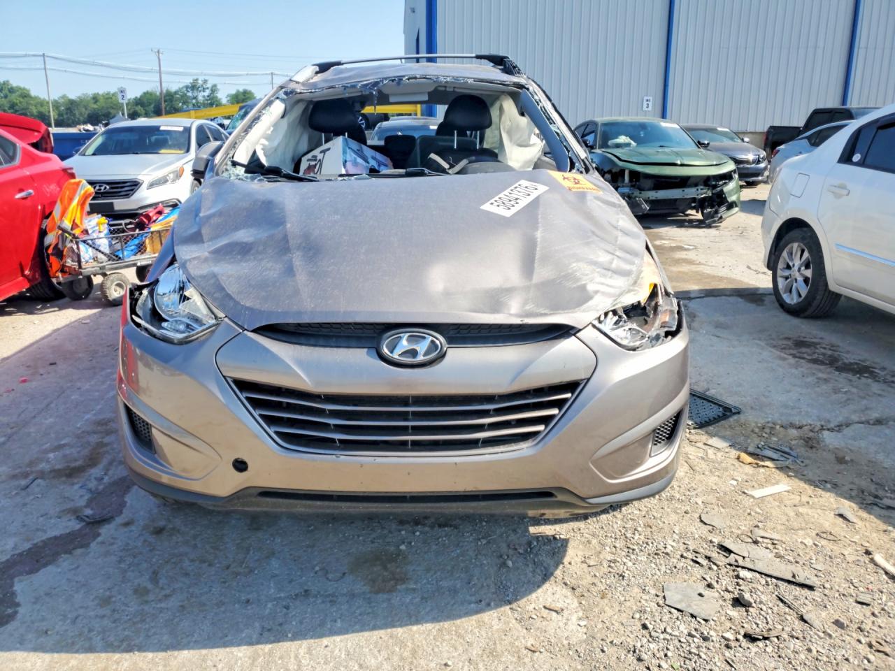2012 Hyundai Tucson Gls Серый vin: KM8JU3AC6CU403699