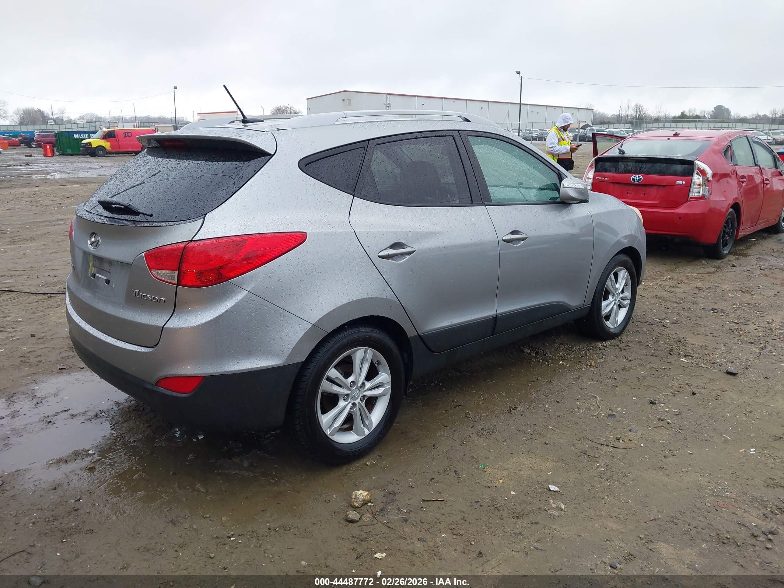 2012 Hyundai Tucson Gls Gray vin: KM8JU3AC6CU442793