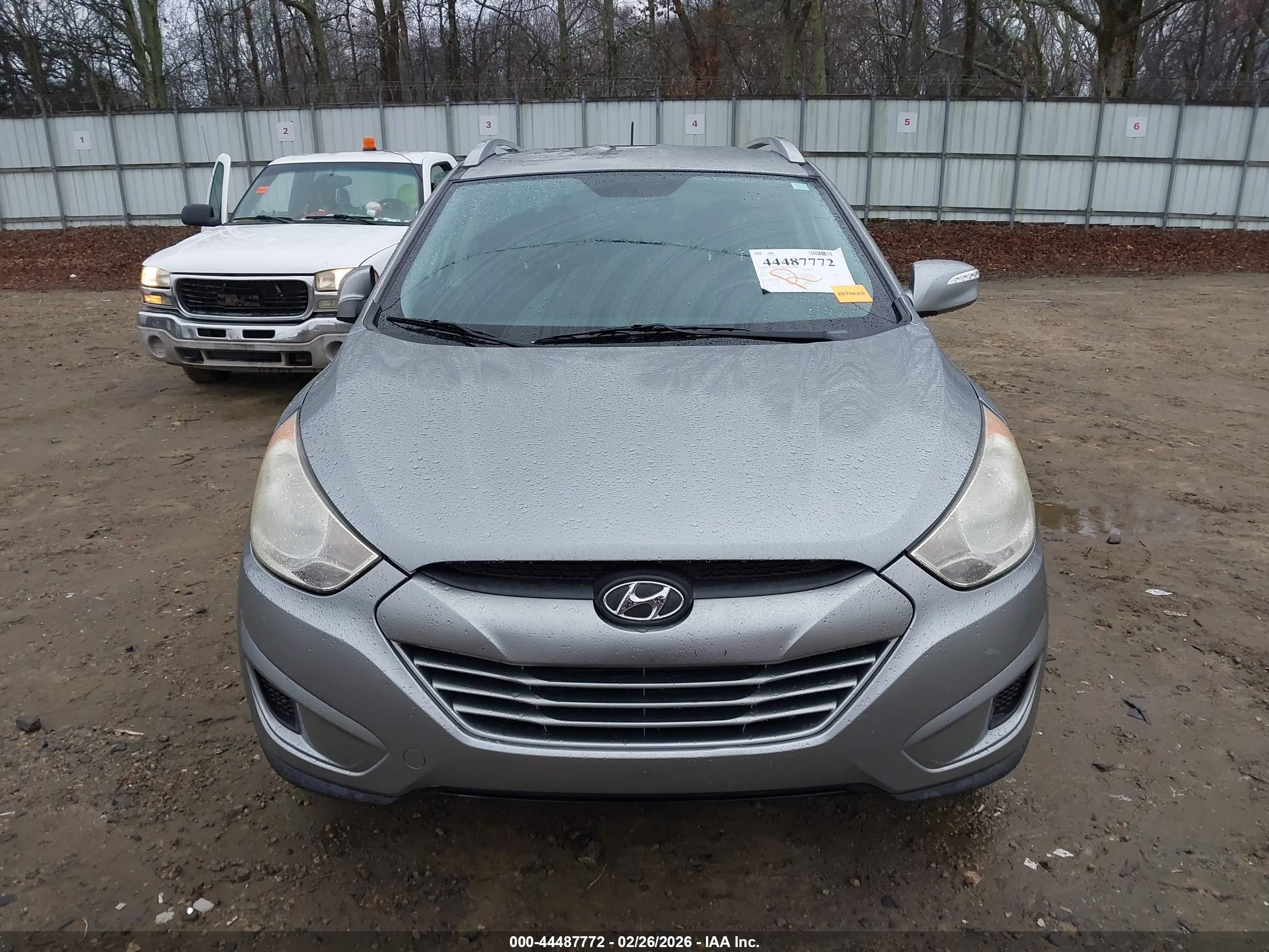 2012 Hyundai Tucson Gls Gray vin: KM8JU3AC6CU442793