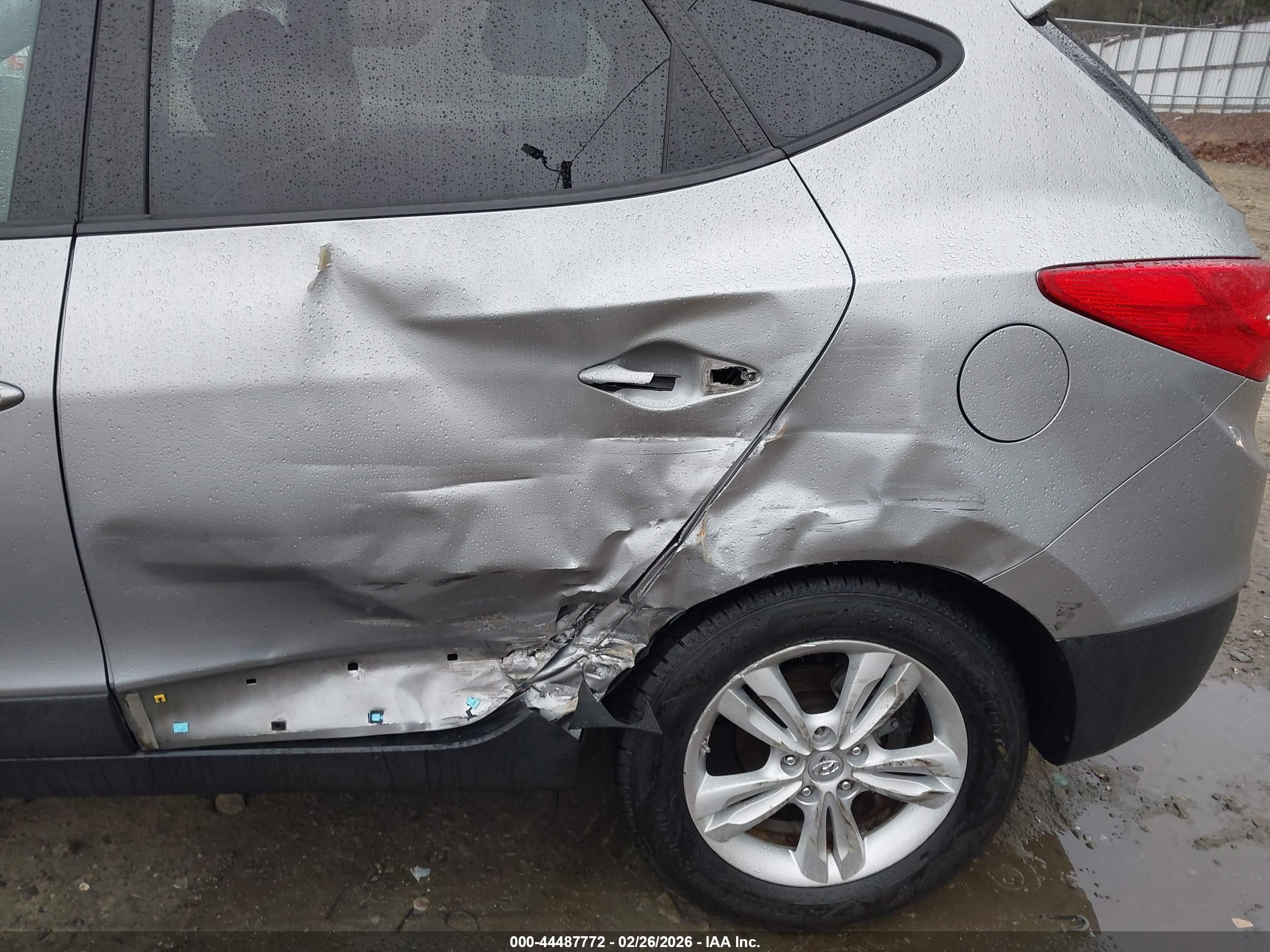 2012 Hyundai Tucson Gls Gray vin: KM8JU3AC6CU442793