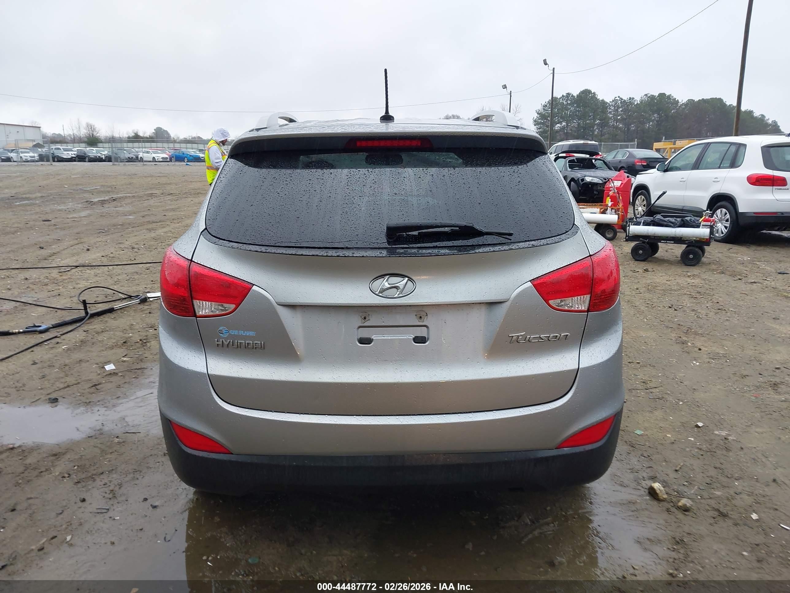 2012 Hyundai Tucson Gls Gray vin: KM8JU3AC6CU442793