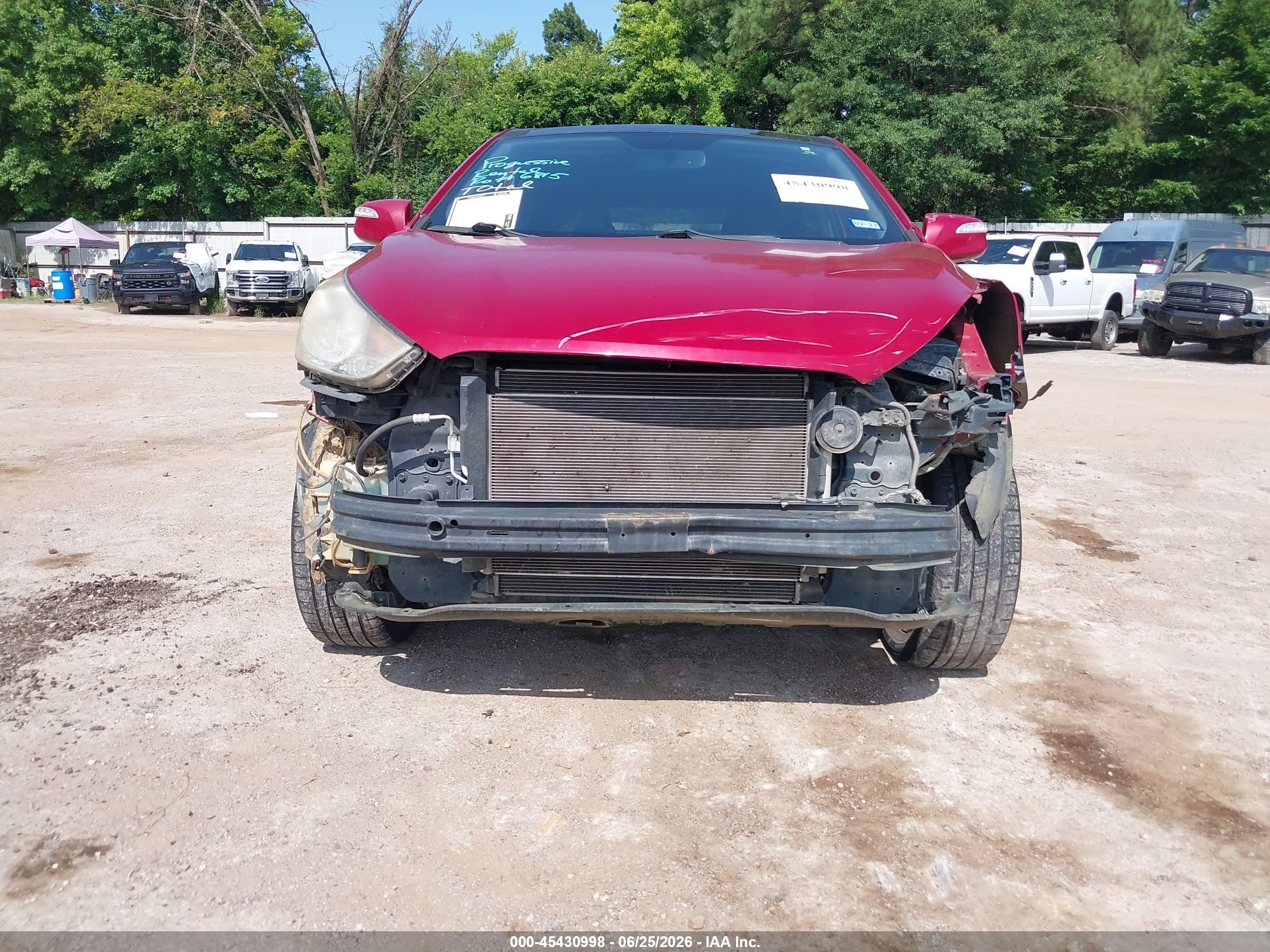 2012 Hyundai Tucson Limited Burgundy vin: KM8JU3AC6CU499849
