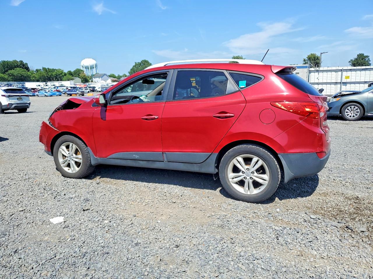 2012 Hyundai Tucson Gls Красный vin: KM8JU3AC6CU513698