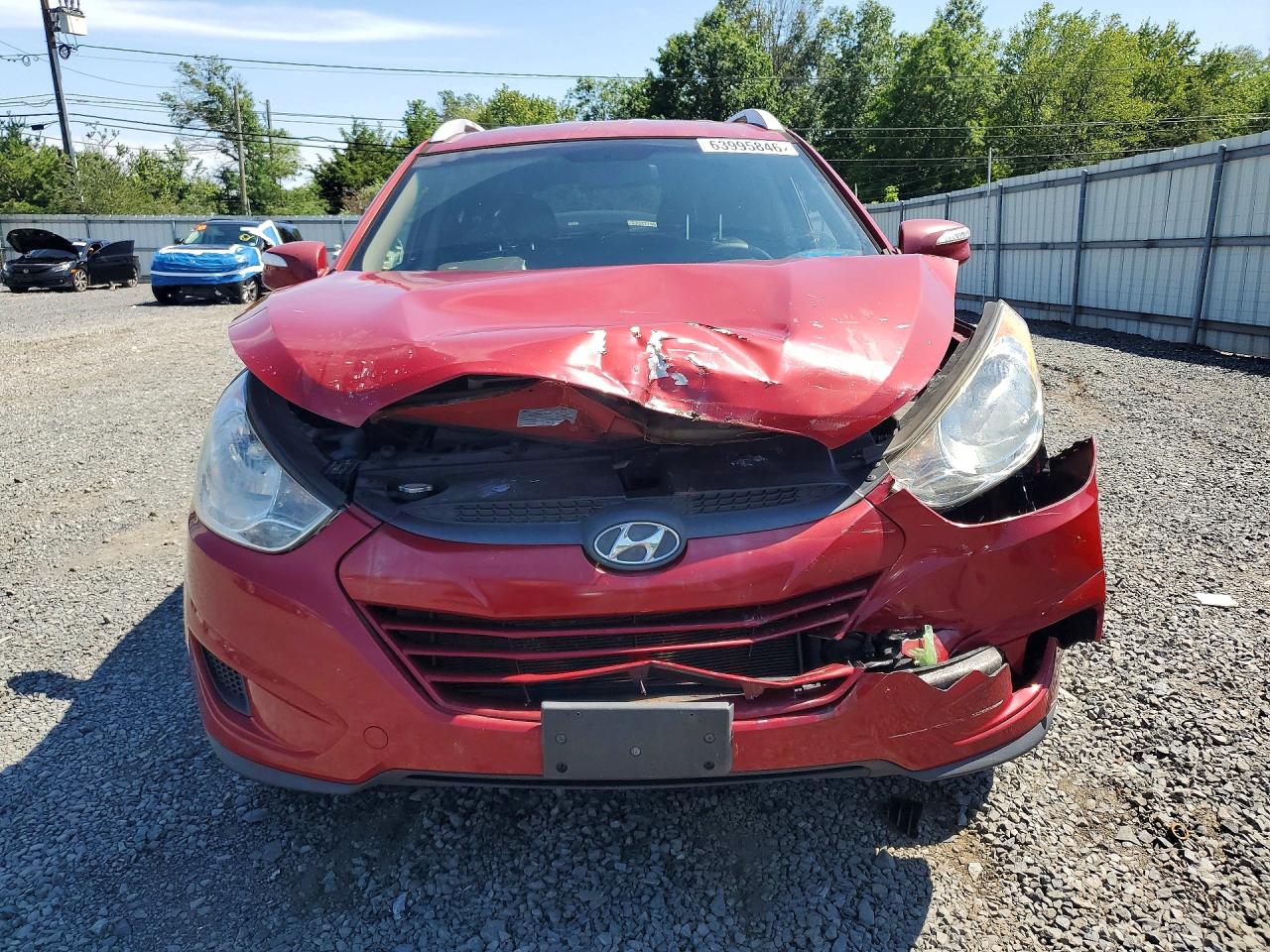 2012 Hyundai Tucson Gls Красный vin: KM8JU3AC6CU513698