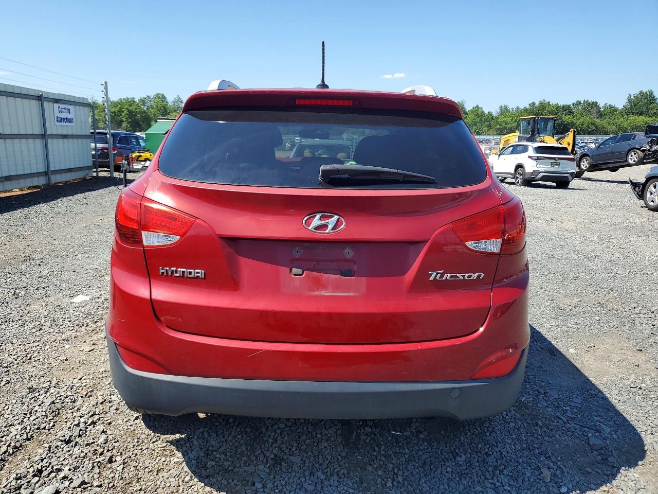 2012 Hyundai Tucson Gls Красный vin: KM8JU3AC6CU513698