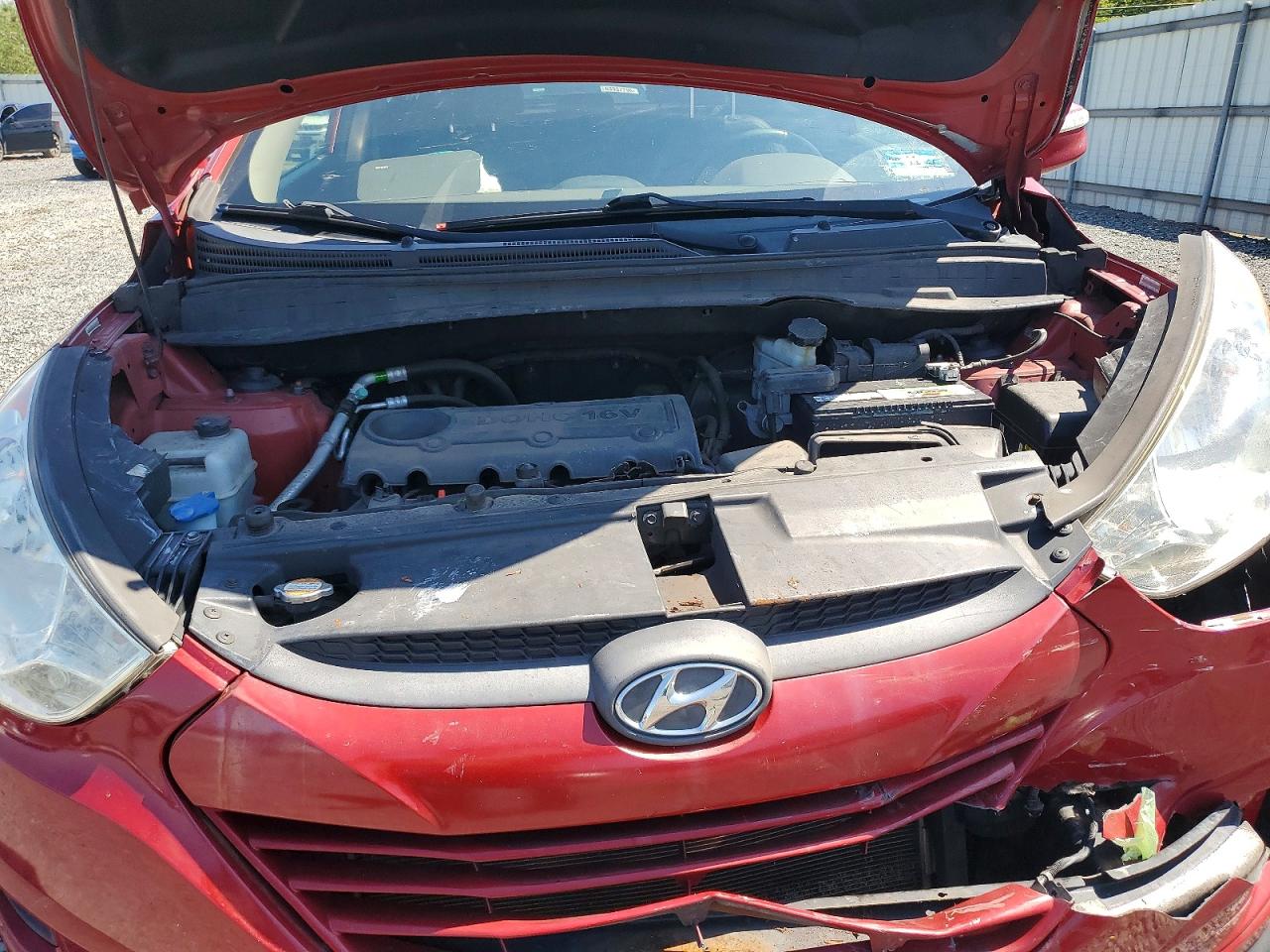 2012 Hyundai Tucson Gls Красный vin: KM8JU3AC6CU513698