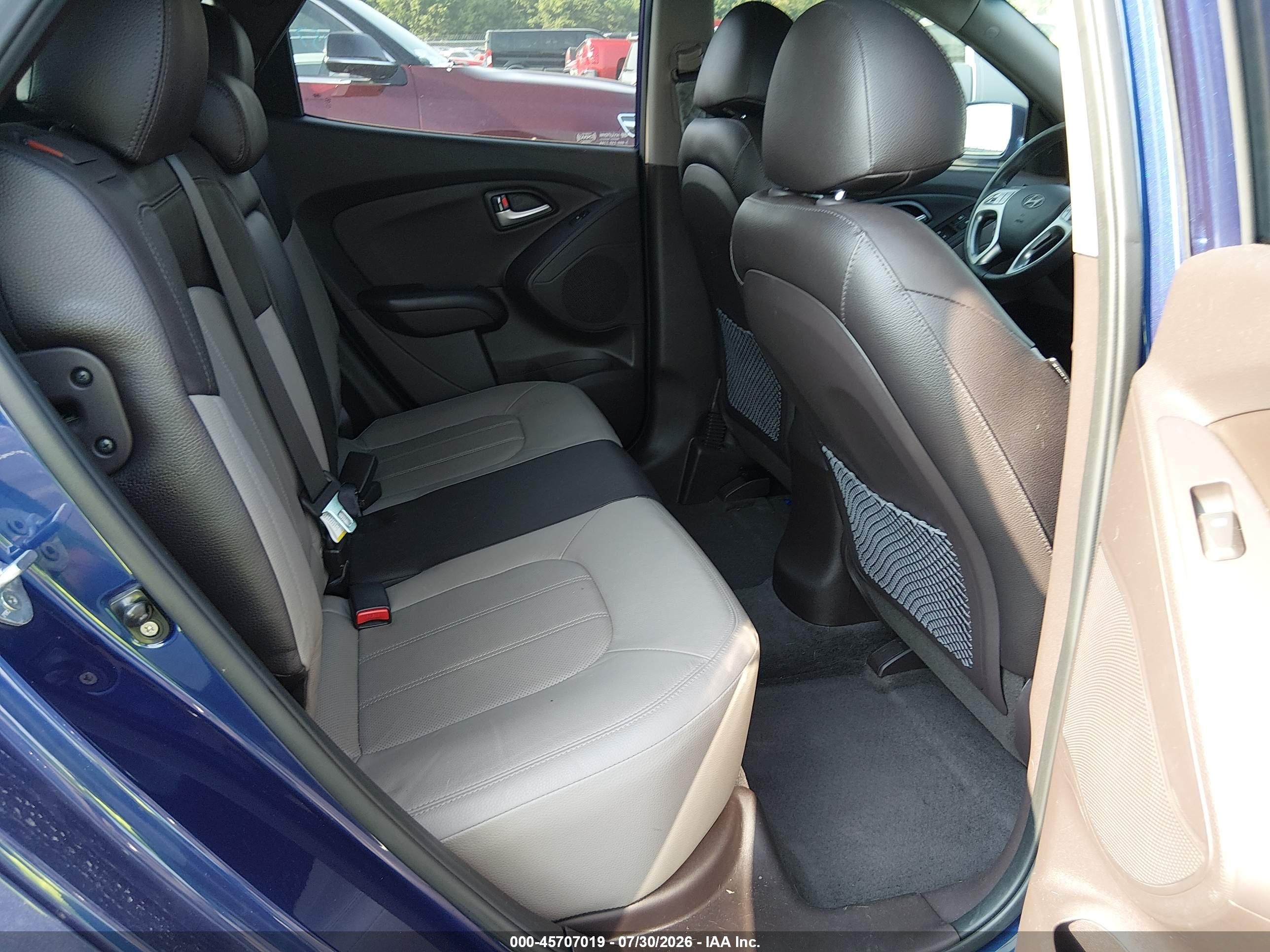 2013 Hyundai Tucson Limited Blue vin: KM8JU3AC6DU567763
