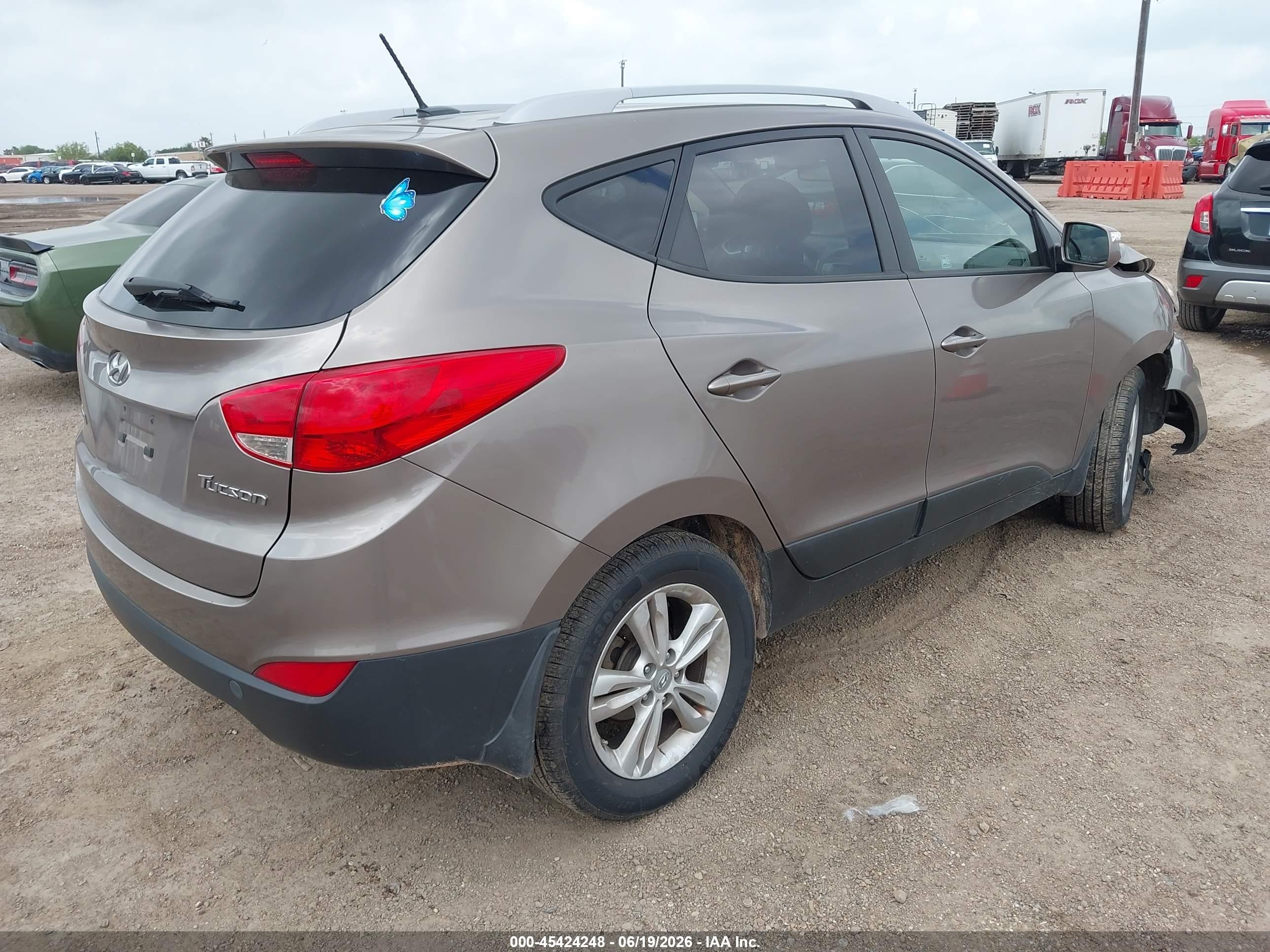 2013 Hyundai Tucson Gls Коричневый vin: KM8JU3AC6DU579931