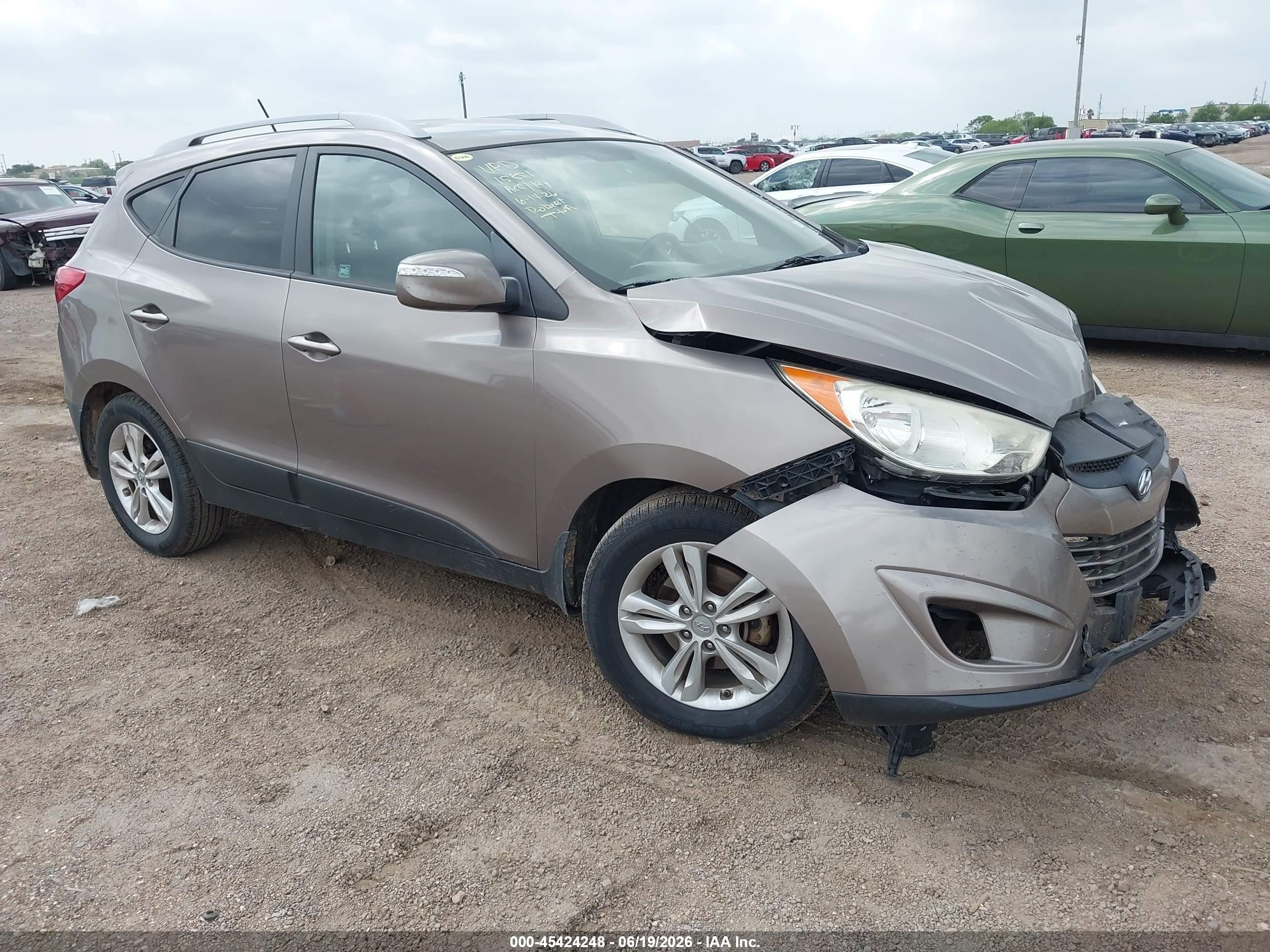 2013 Hyundai Tucson Gls Коричневый vin: KM8JU3AC6DU579931