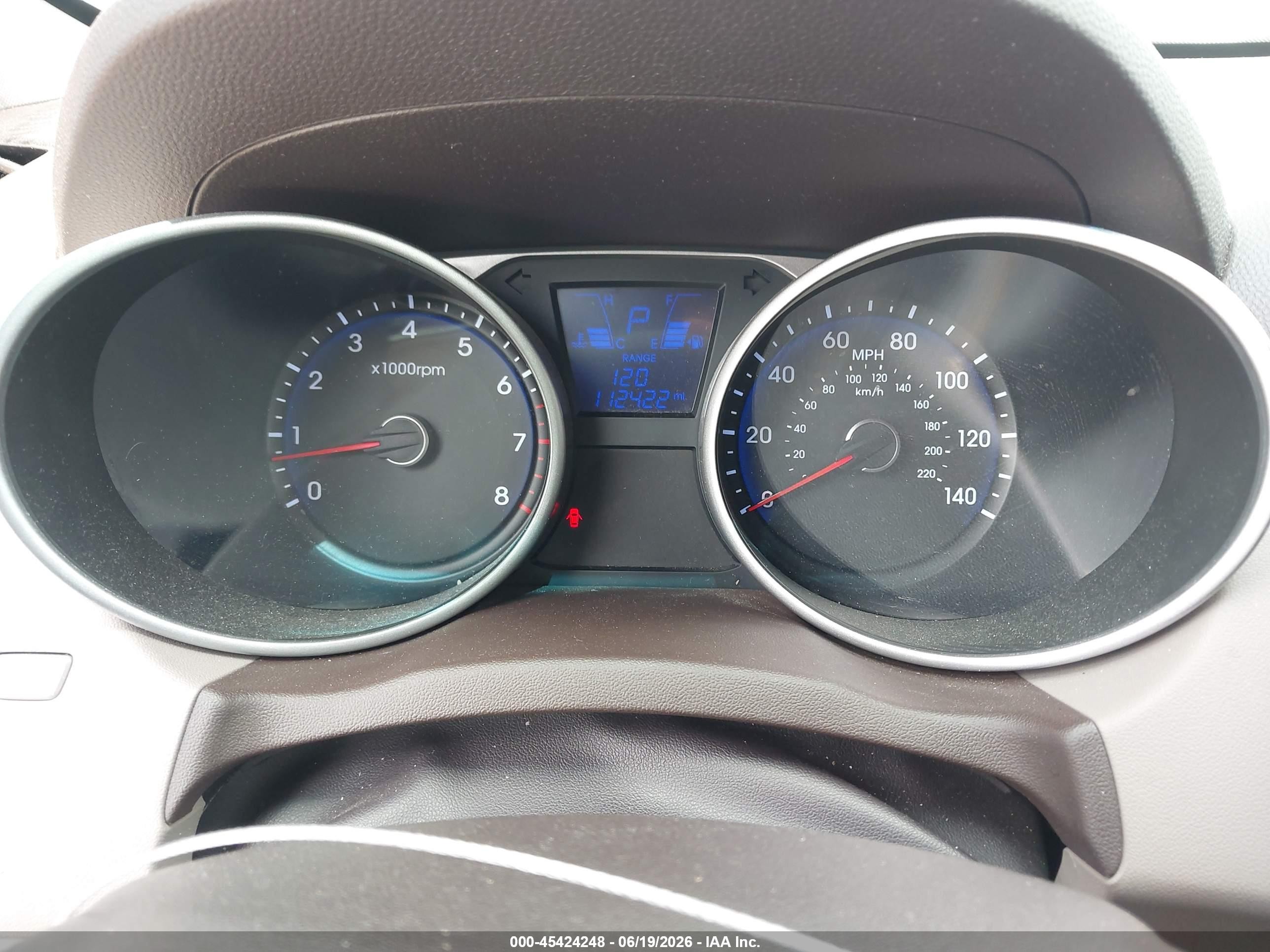 2013 Hyundai Tucson Gls Коричневый vin: KM8JU3AC6DU579931
