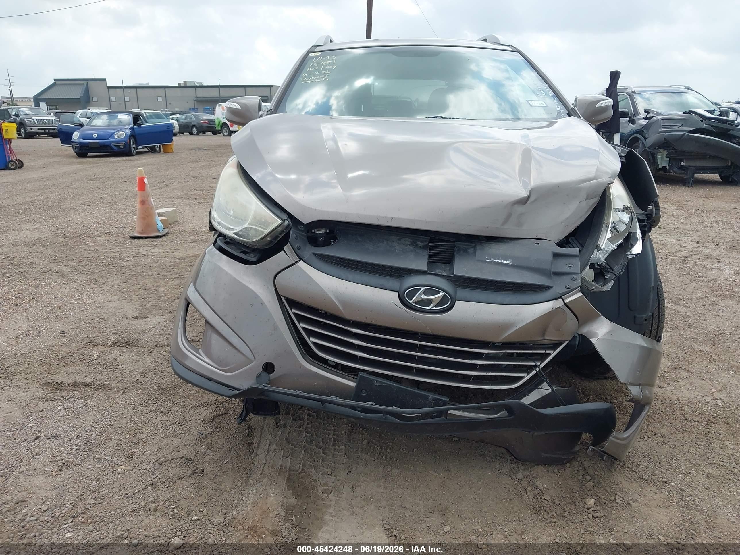 2013 Hyundai Tucson Gls Коричневый vin: KM8JU3AC6DU579931