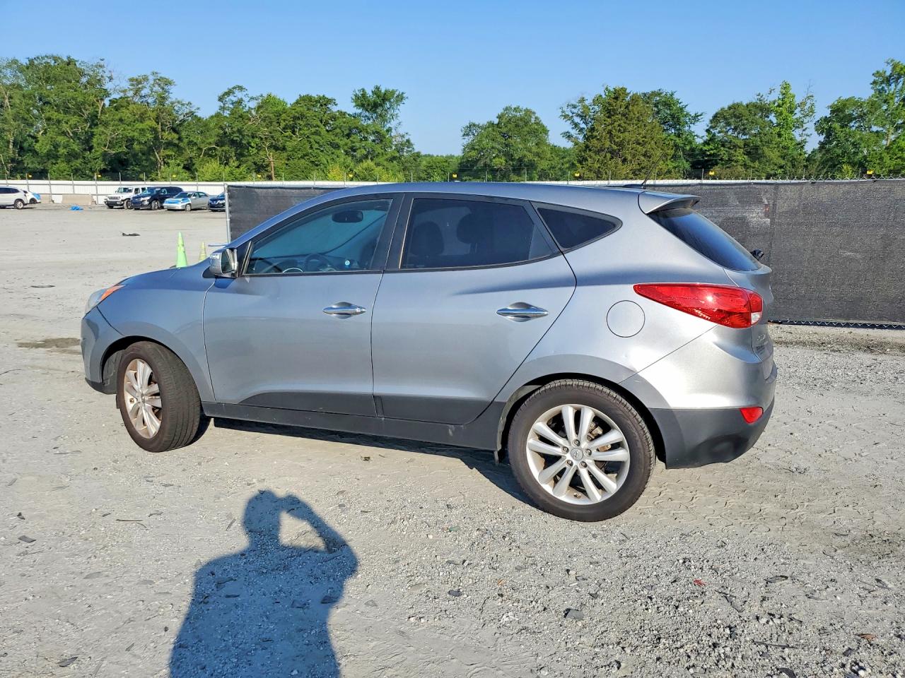 2013 Hyundai Tucson Limited Gray vin: KM8JU3AC6DU665238