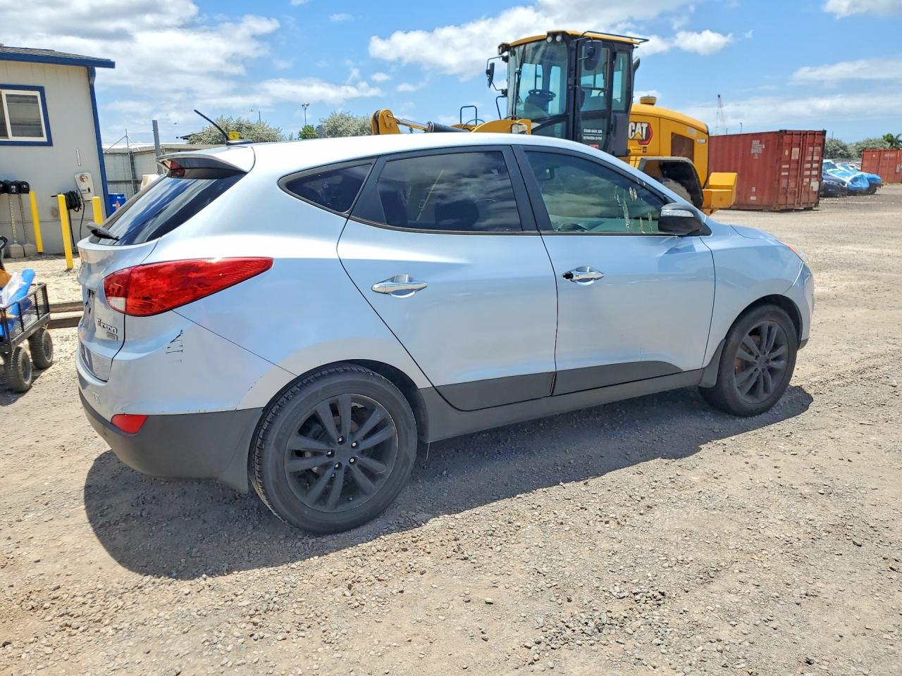 2013 Hyundai Tucson Limited Silver vin: KM8JU3AC6DU665496