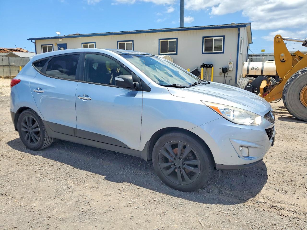 2013 Hyundai Tucson Limited Silver vin: KM8JU3AC6DU665496