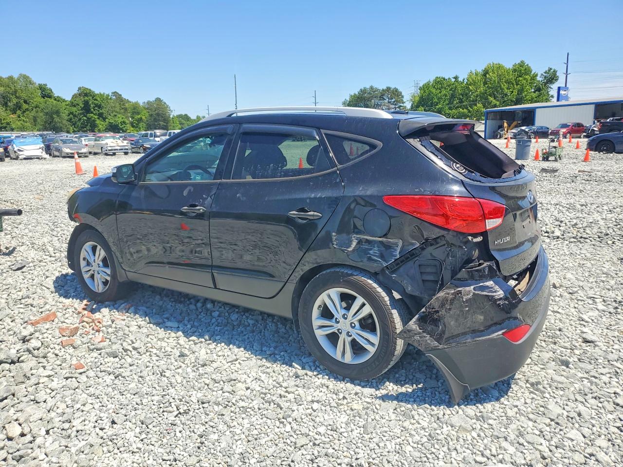 2013 Hyundai Tucson Gls Black vin: KM8JU3AC6DU671511