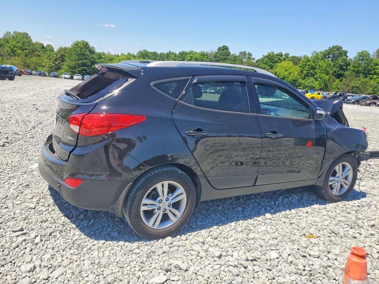 2013 Hyundai Tucson Gls Black vin: KM8JU3AC6DU671511