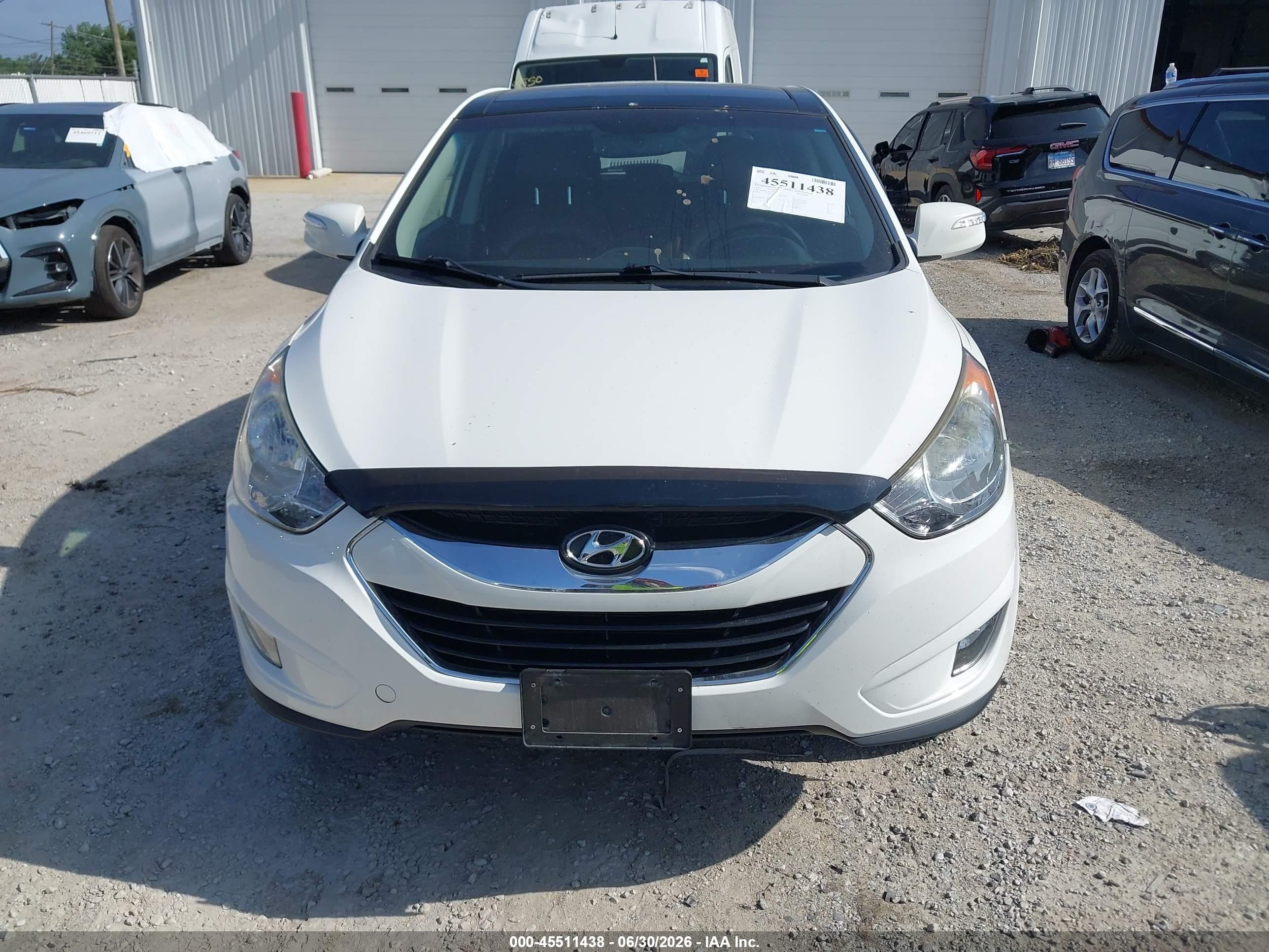 2013 Hyundai Tucson Limited Белый vin: KM8JU3AC6DU685313
