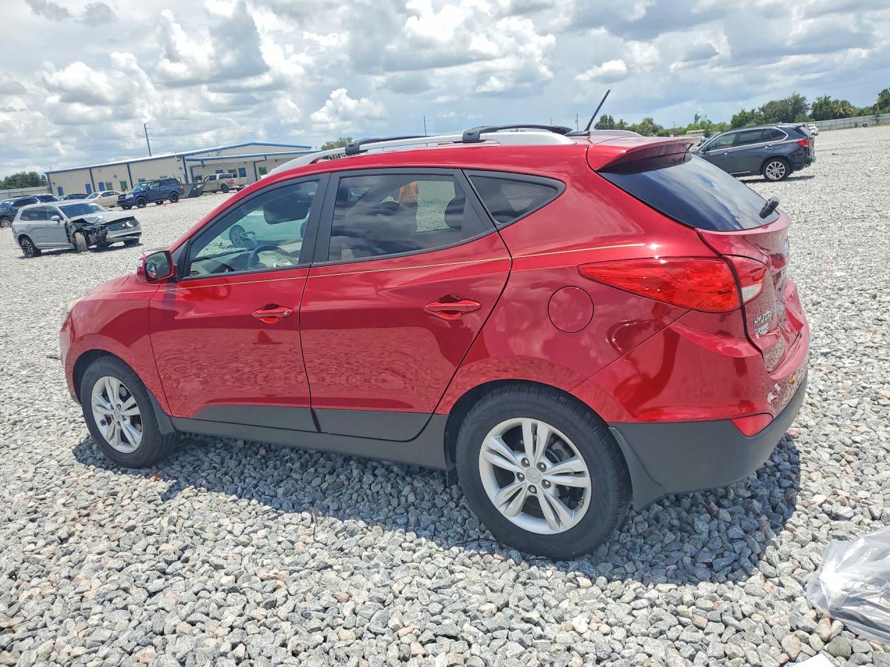 2013 Hyundai Tucson Gls Red vin: KM8JU3AC6DU689572