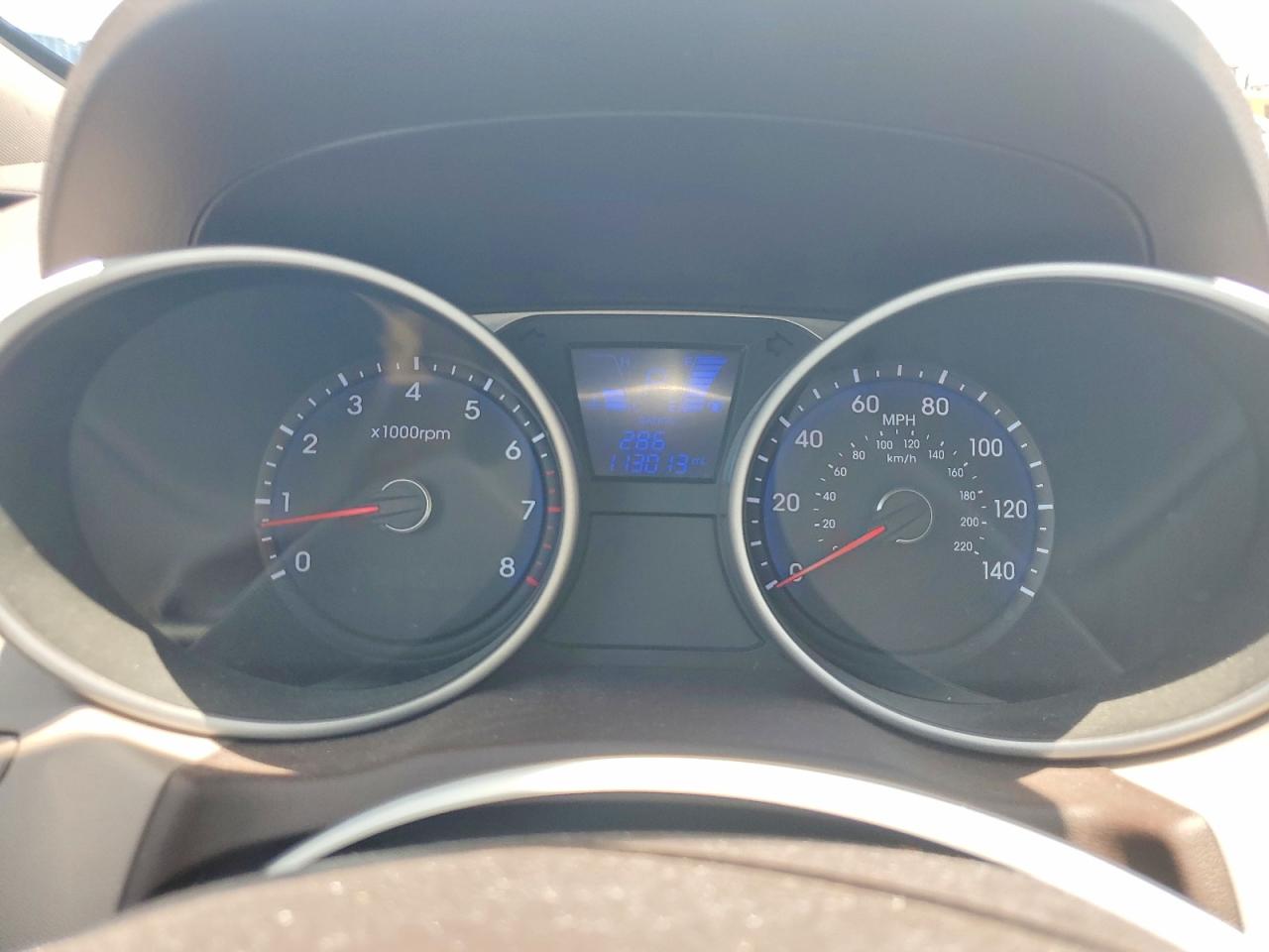 2013 Hyundai Tucson Gls Red vin: KM8JU3AC6DU689572
