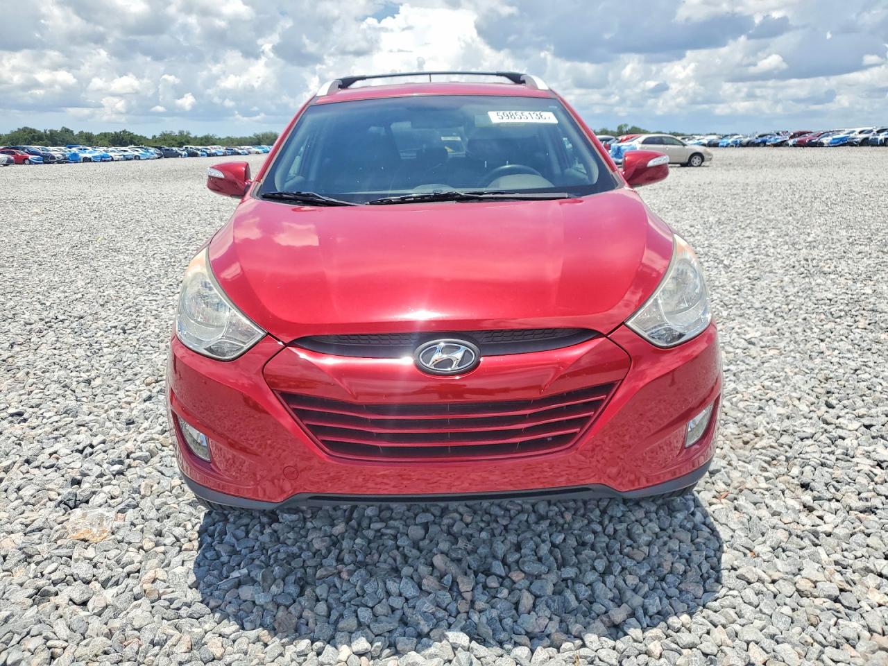 2013 Hyundai Tucson Gls Red vin: KM8JU3AC6DU689572