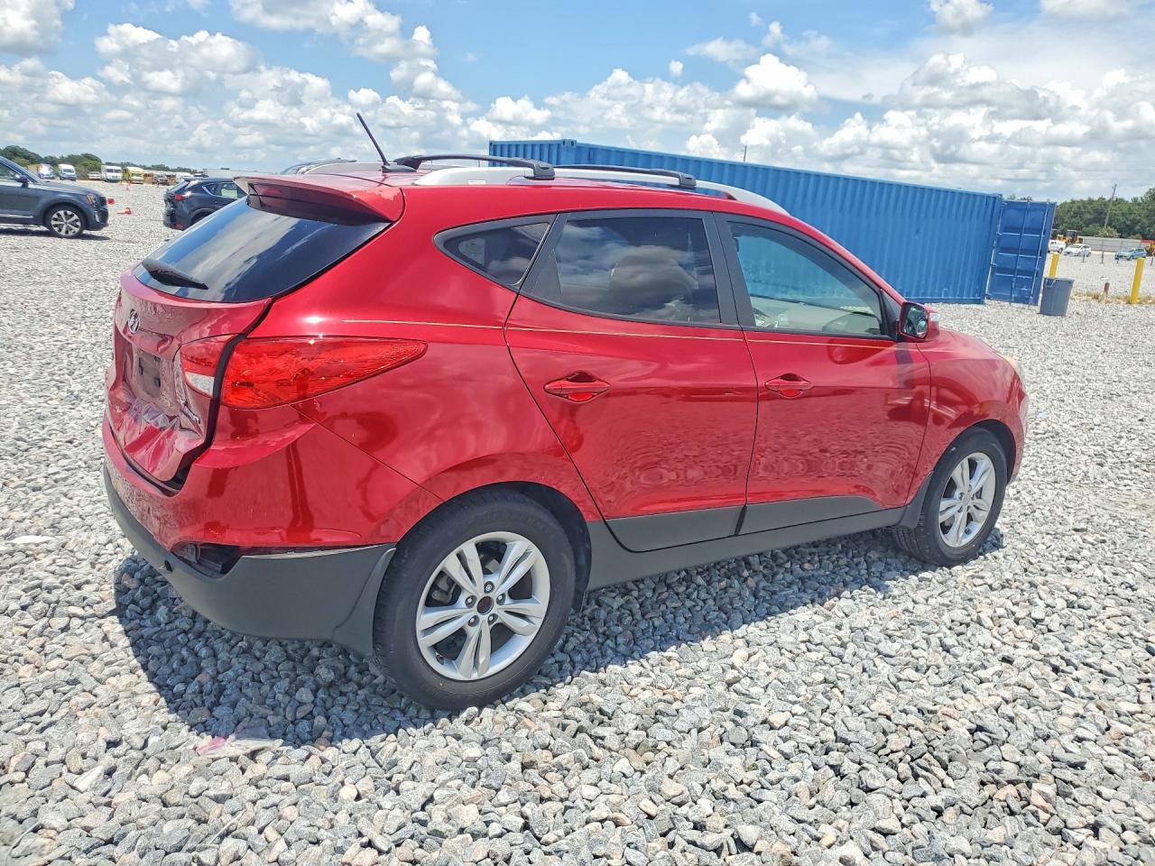 2013 Hyundai Tucson Gls Red vin: KM8JU3AC6DU689572