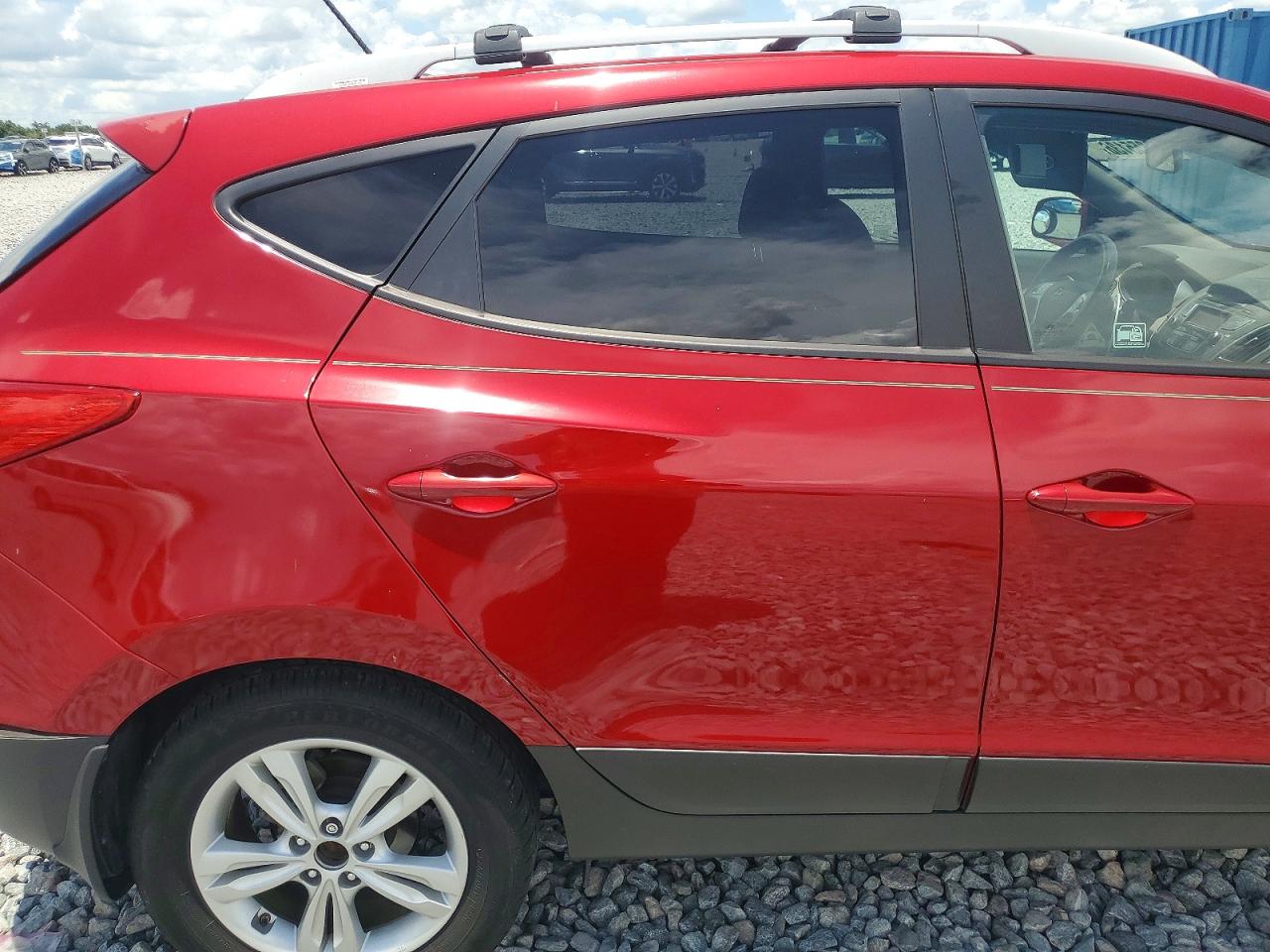 2013 Hyundai Tucson Gls Red vin: KM8JU3AC6DU689572