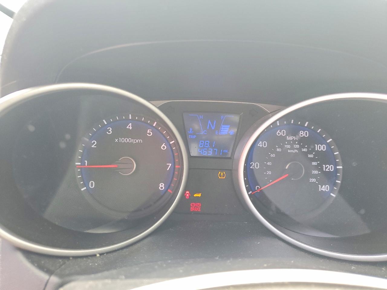 2013 Hyundai Tucson Gls White vin: KM8JU3AC6DU695744