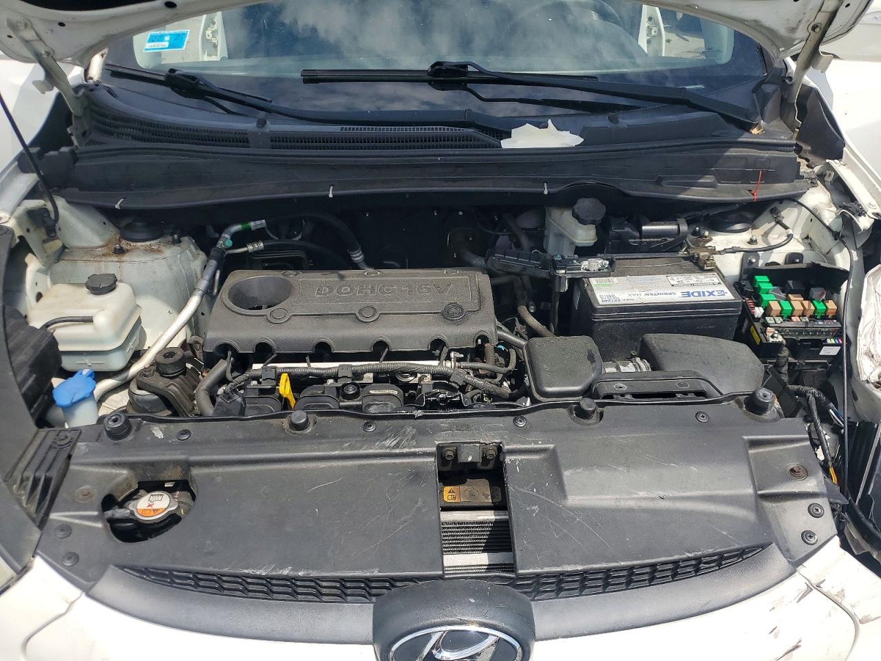 2013 Hyundai Tucson Gls White vin: KM8JU3AC6DU695744
