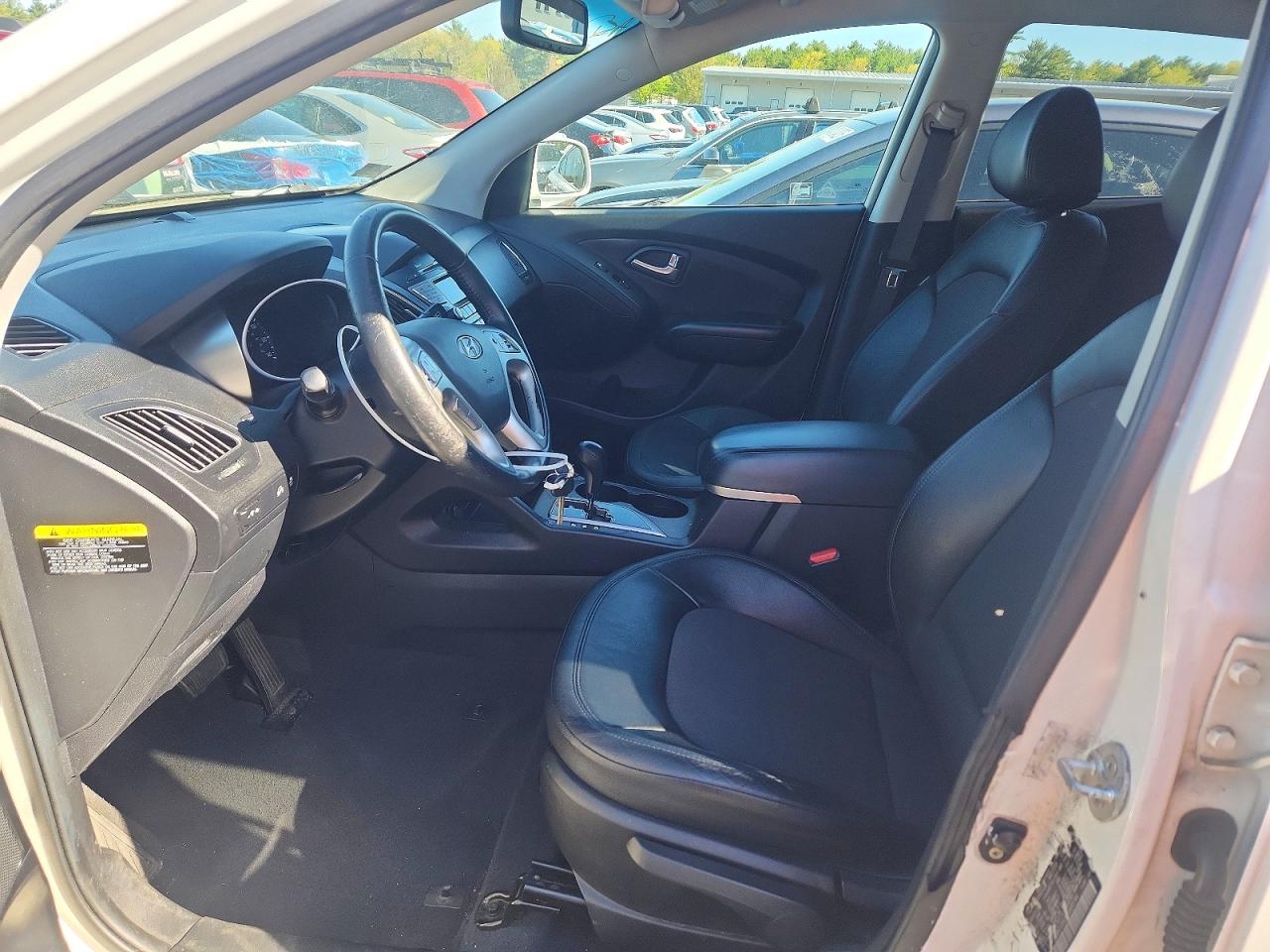 2013 Hyundai Tucson Gls White vin: KM8JU3AC6DU695744