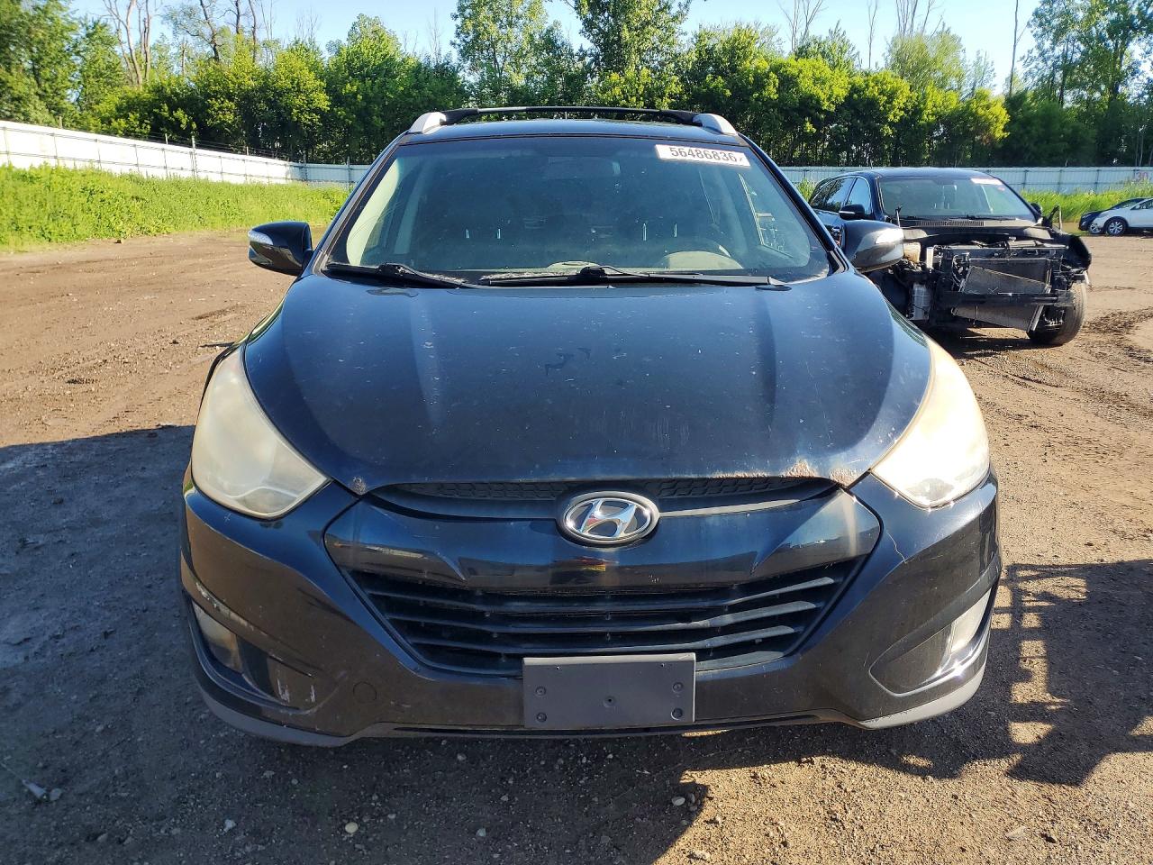 2013 Hyundai Tucson Gls Black vin: KM8JU3AC6DU702451