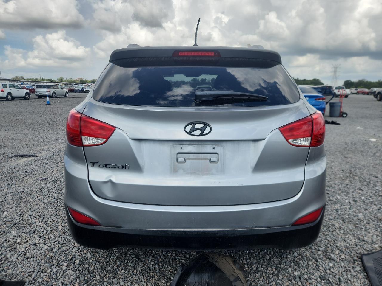 2013 Hyundai Tucson Gls Silver vin: KM8JU3AC6DU749088