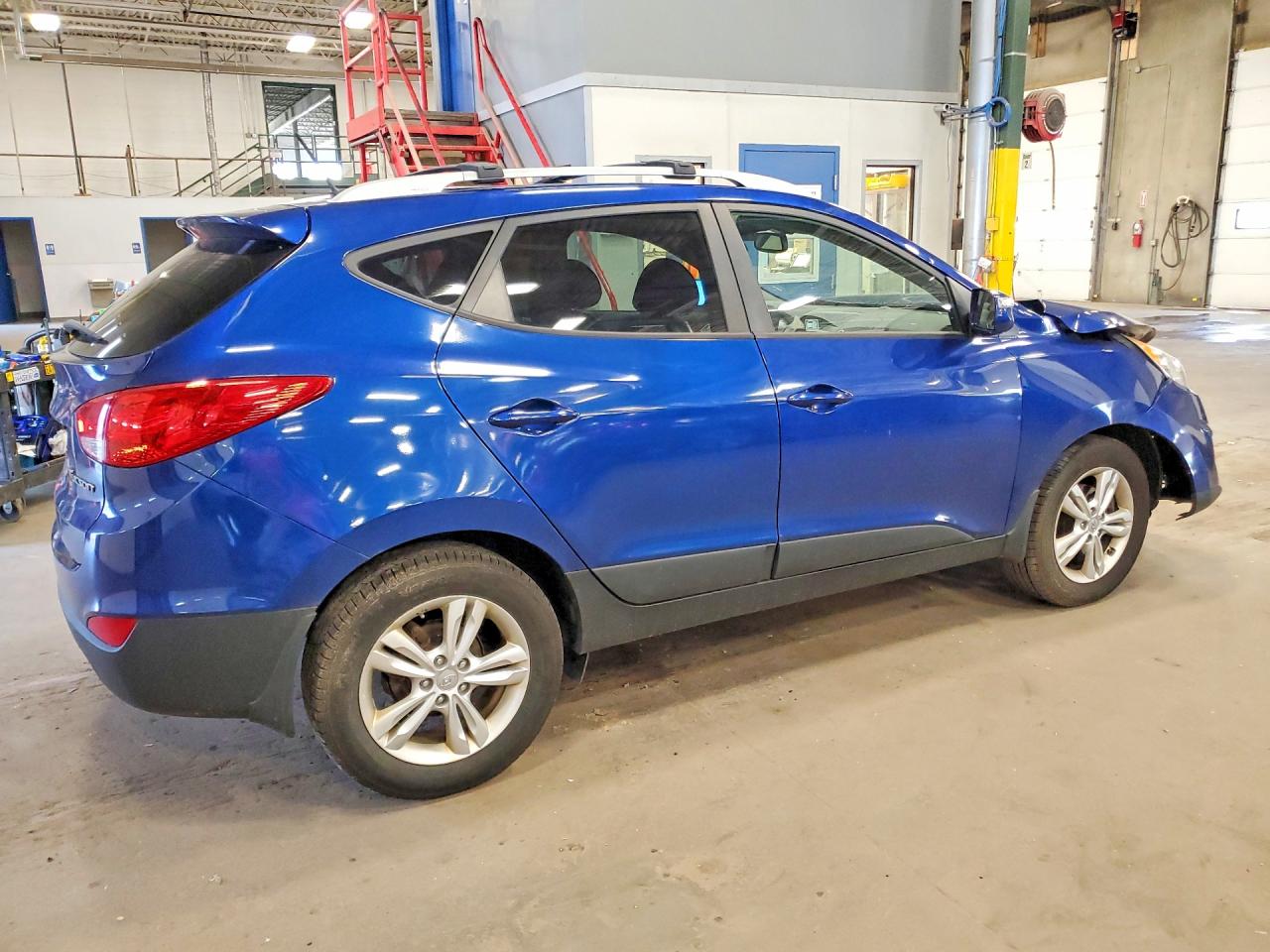 2013 Hyundai Tucson Gls Blue vin: KM8JU3AC6DU769907
