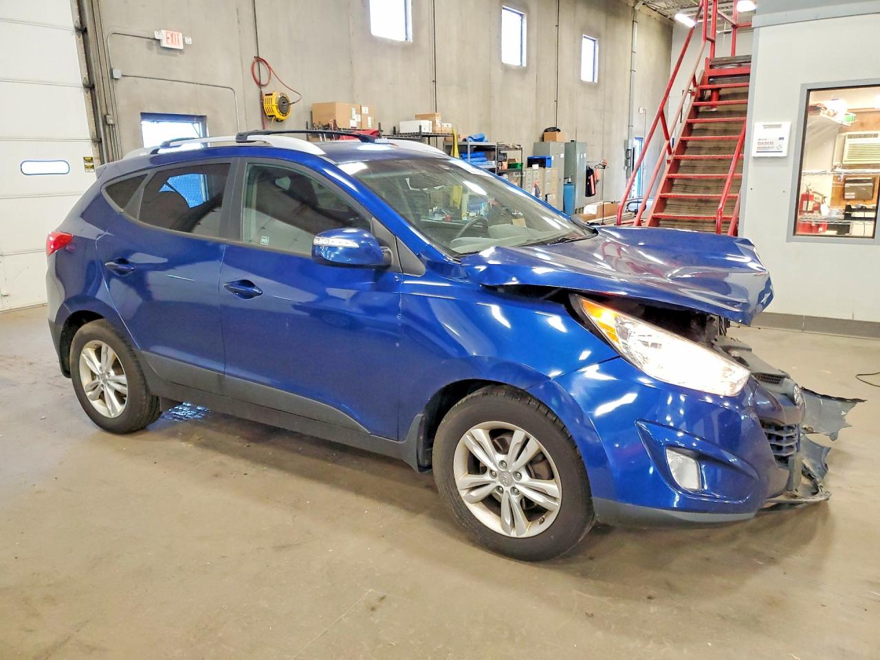 2013 Hyundai Tucson Gls Blue vin: KM8JU3AC6DU769907